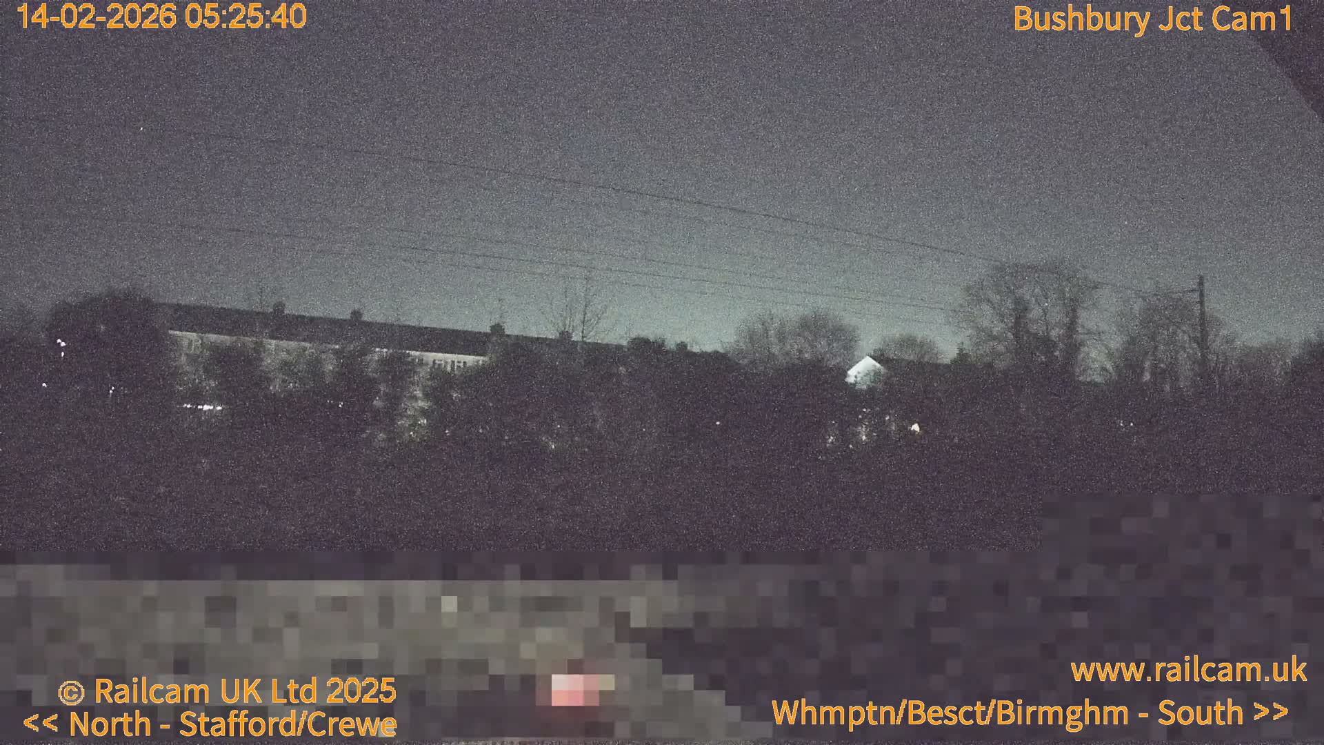 Bushbury Railway Junction Live Cam -  Wolverhampton, West Midlands, England, united Kingdom