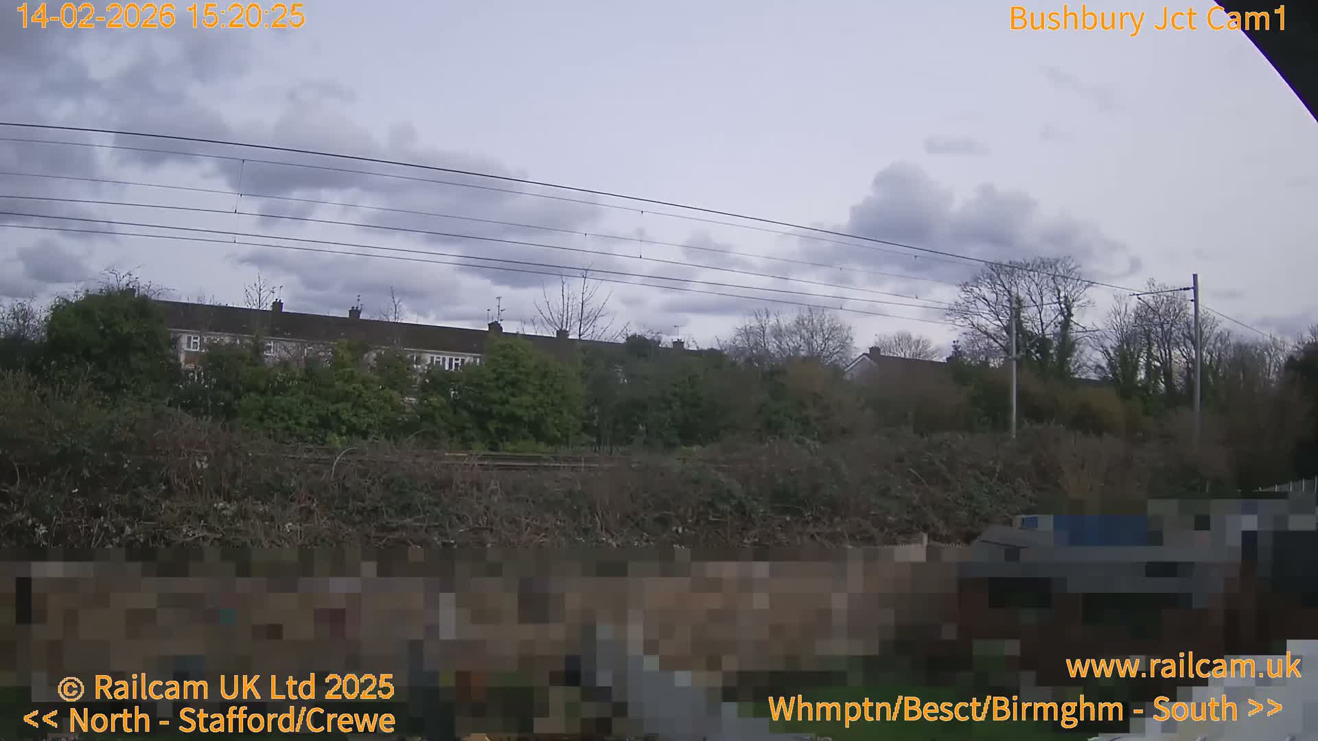 Bushbury Railway Junction Live Cam -  Wolverhampton, West Midlands, England, united Kingdom