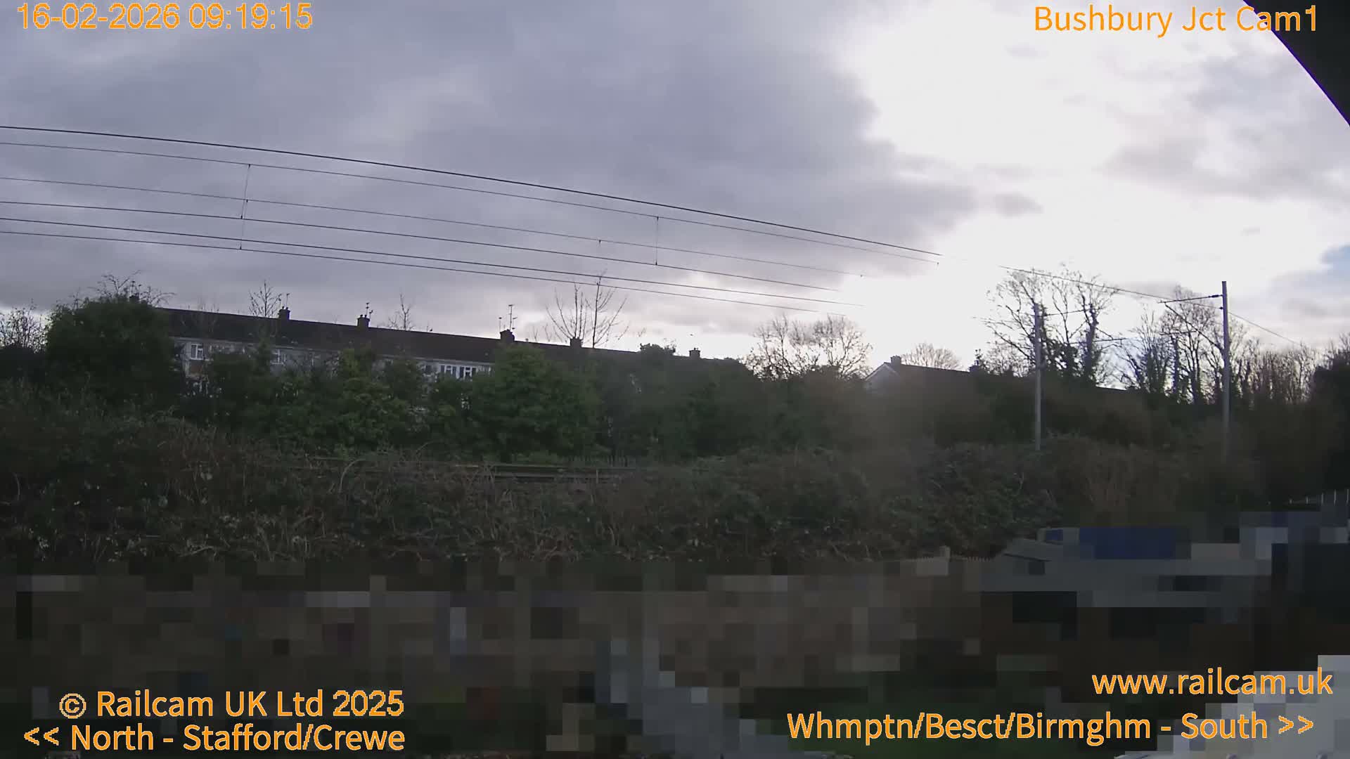 Bushbury Railway Junction Live Cam -  Wolverhampton, West Midlands, England, united Kingdom