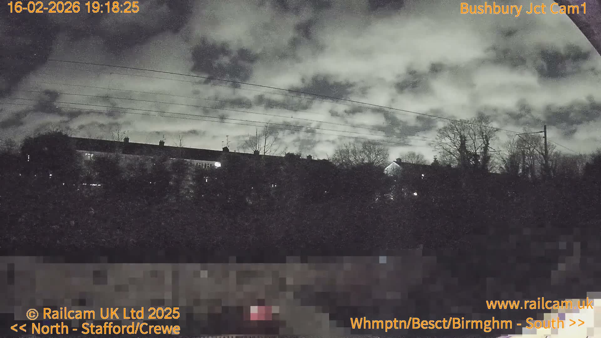 Bushbury Railway Junction Live Cam -  Wolverhampton, West Midlands, England, united Kingdom
