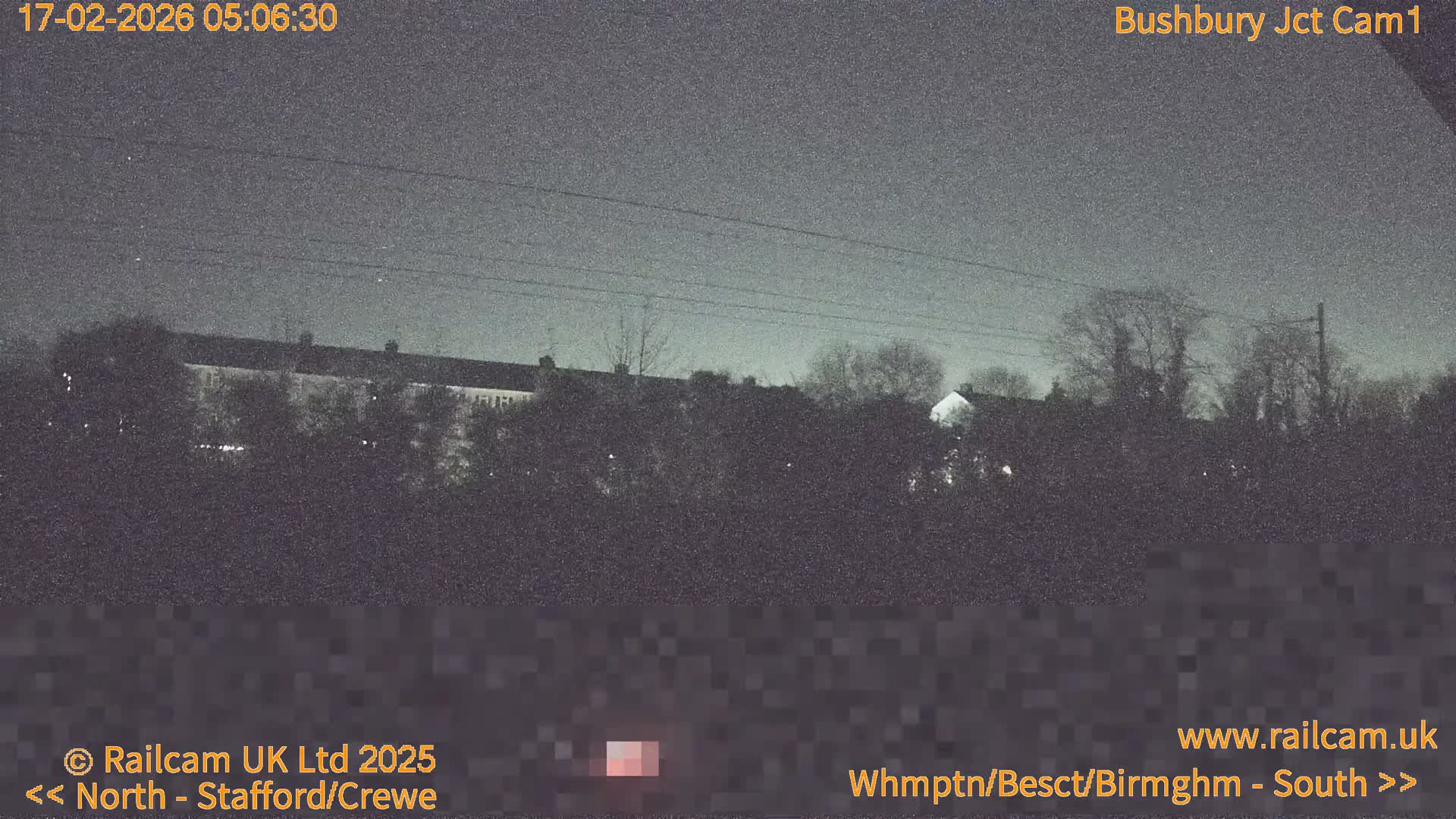 Bushbury Railway Junction Live Cam -  Wolverhampton, West Midlands, England, united Kingdom