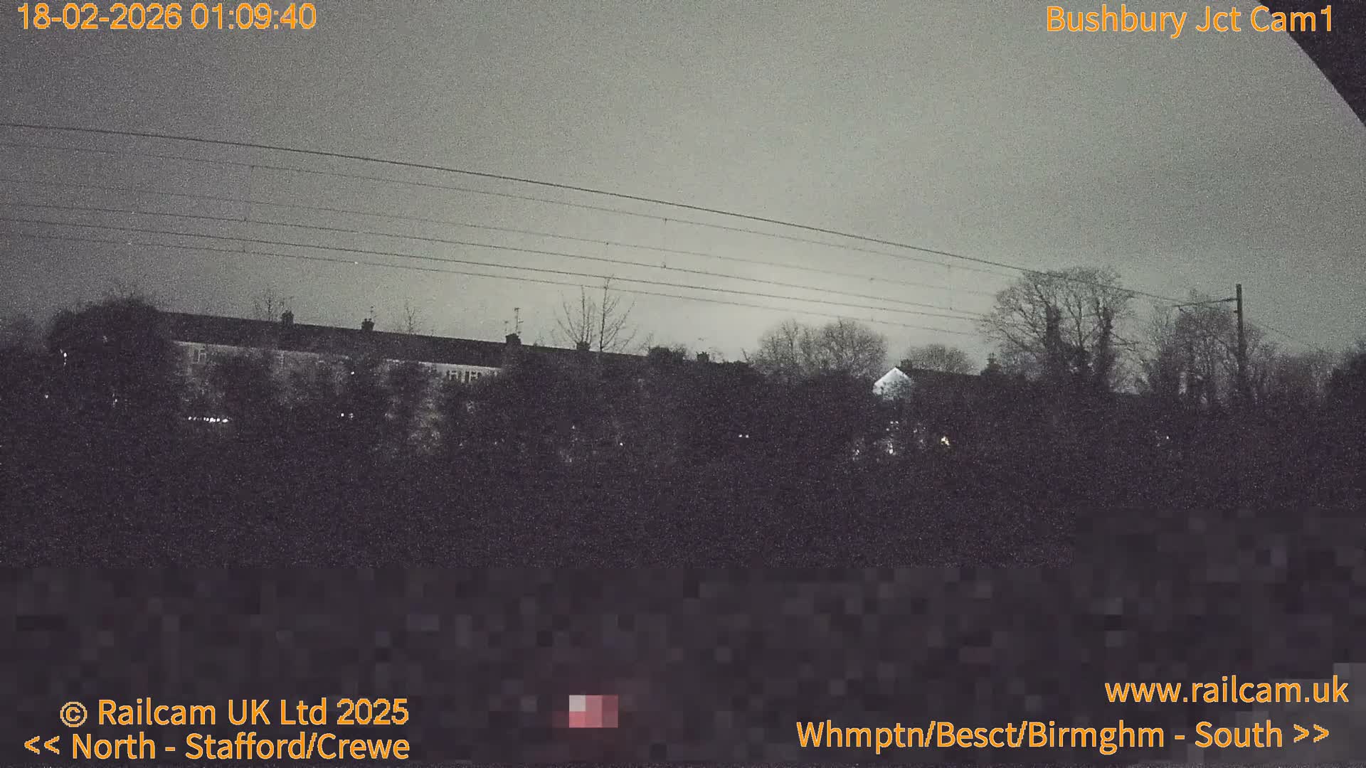 Bushbury Railway Junction Live Cam -  Wolverhampton, West Midlands, England, united Kingdom