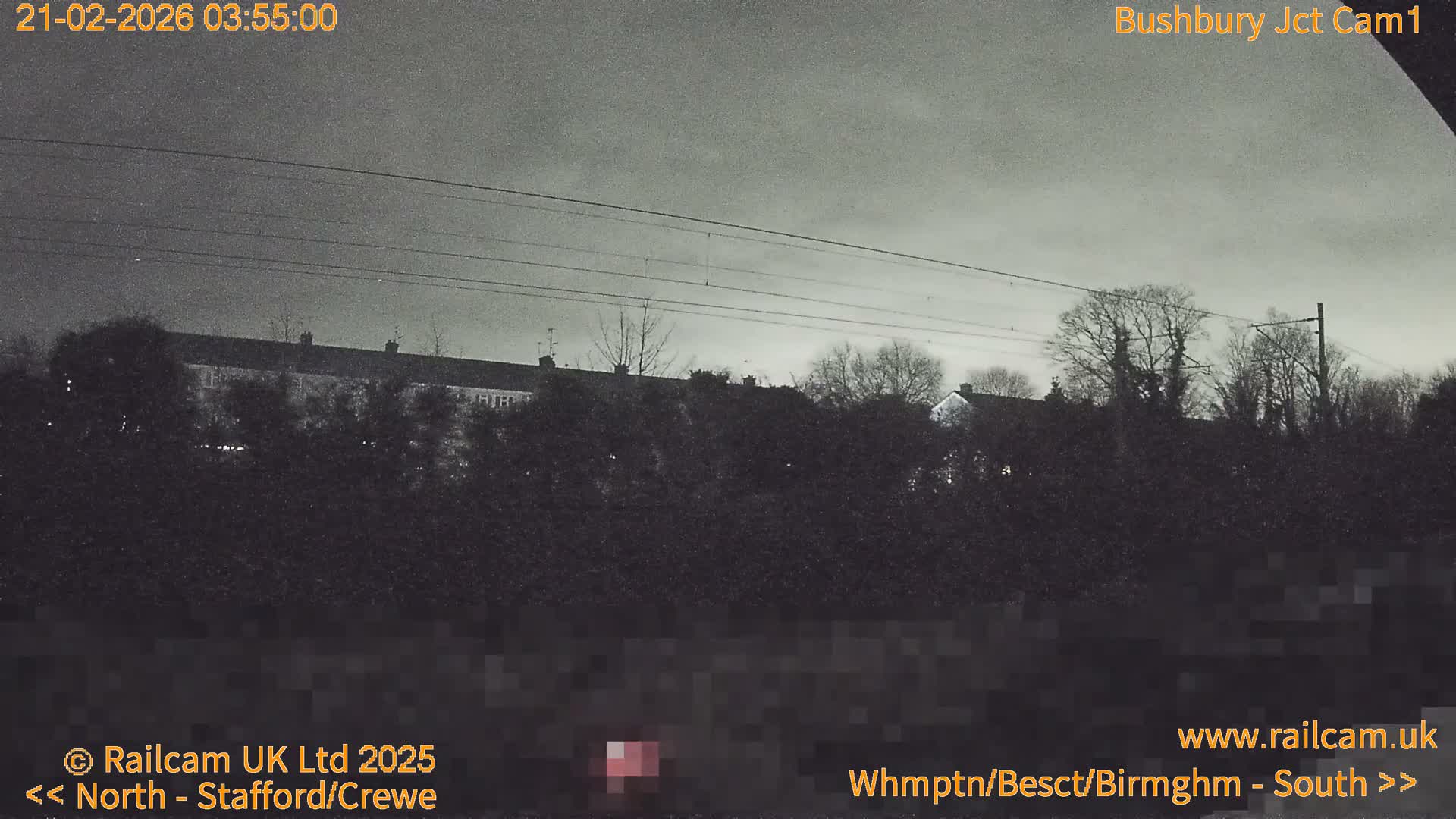 Bushbury Railway Junction Live Cam -  Wolverhampton, West Midlands, England, united Kingdom