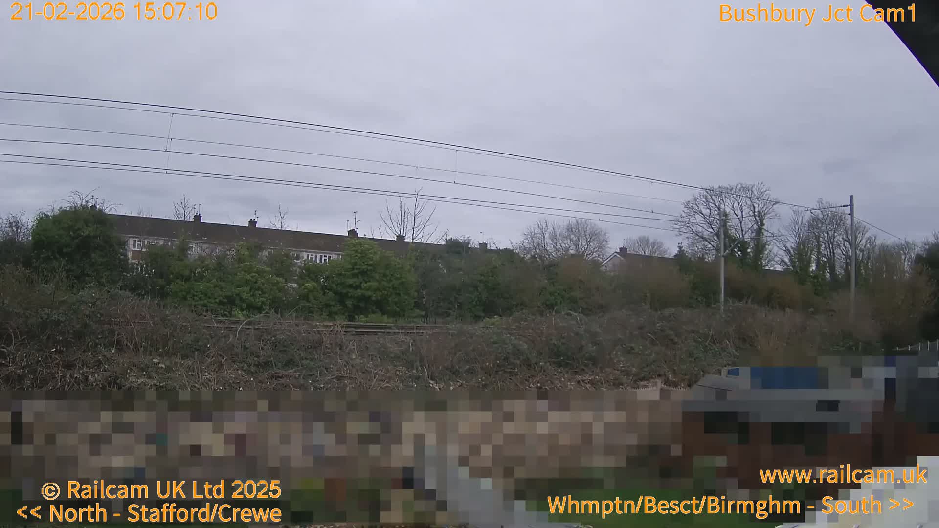 Bushbury Railway Junction Live Cam -  Wolverhampton, West Midlands, England, united Kingdom