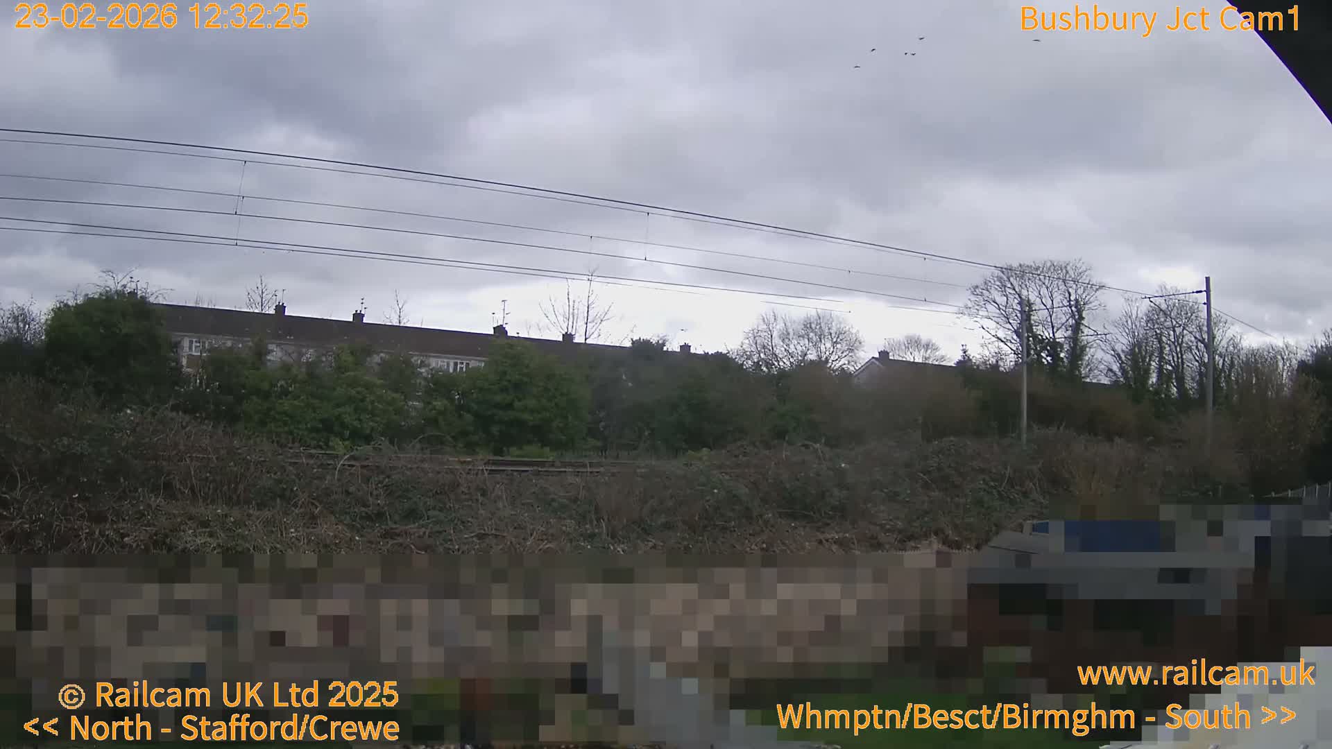 Bushbury Railway Junction Live Cam -  Wolverhampton, West Midlands, England, united Kingdom