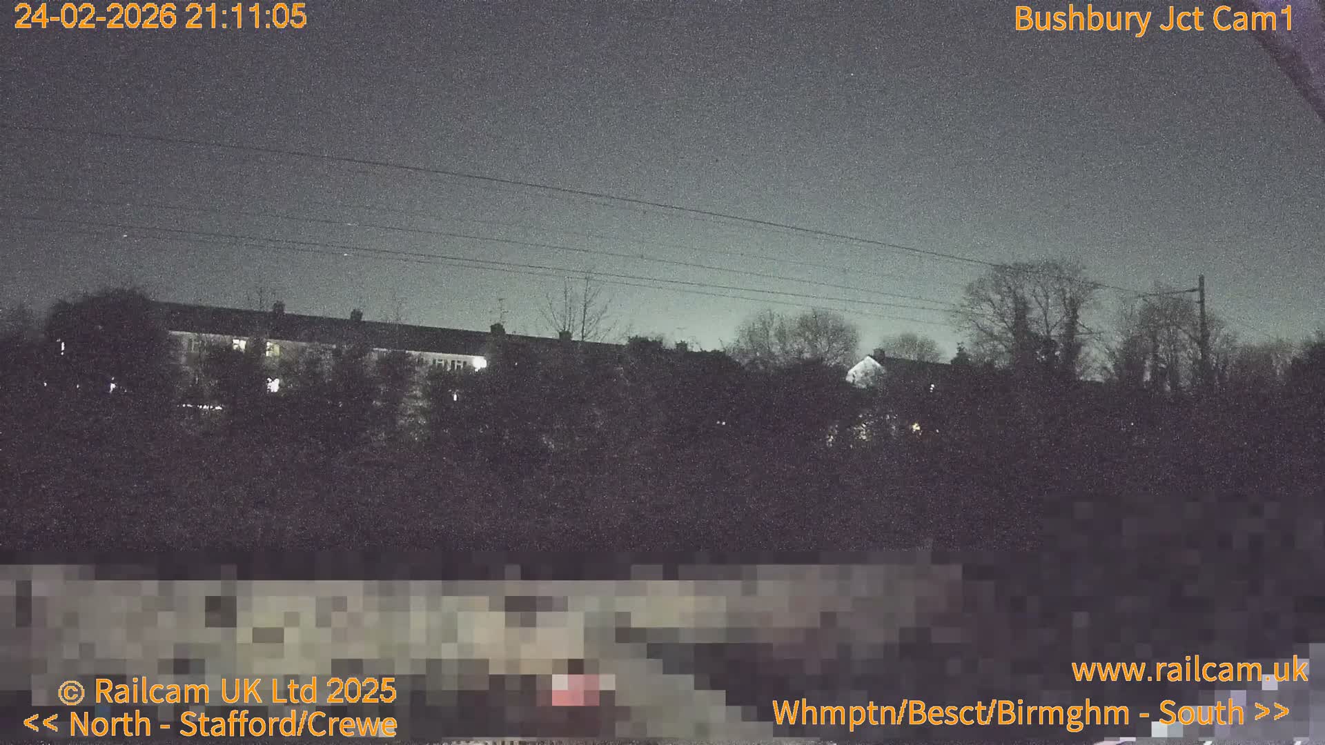 Bushbury Railway Junction Live Cam -  Wolverhampton, West Midlands, England, united Kingdom