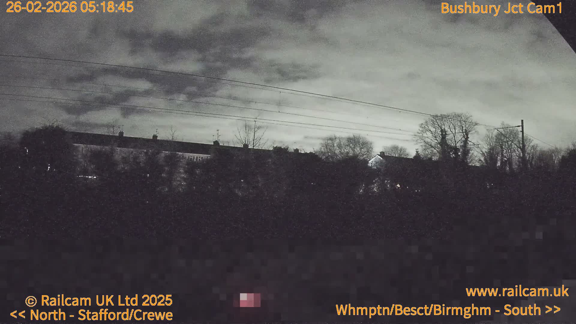 Bushbury Railway Junction Live Cam -  Wolverhampton, West Midlands, England, united Kingdom