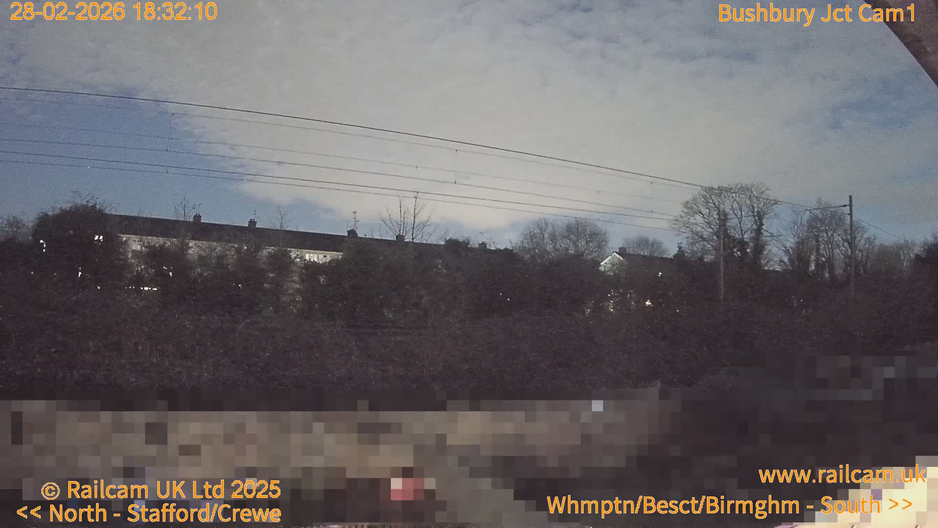 Bushbury Railway Junction Live Cam -  Wolverhampton, West Midlands, England, united Kingdom