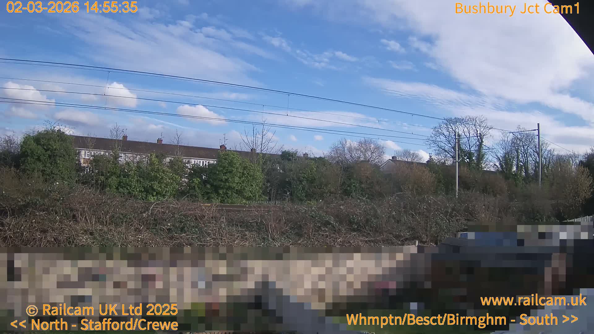 Bushbury Railway Junction Live Cam -  Wolverhampton, West Midlands, England, united Kingdom