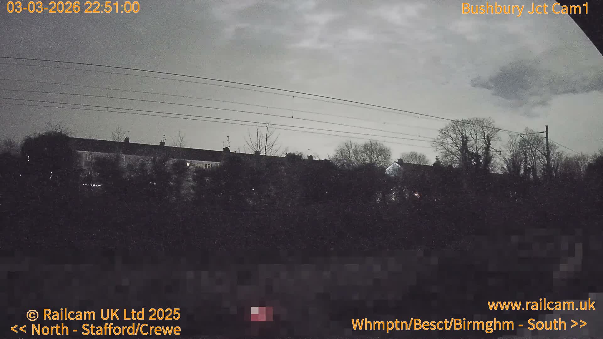 Bushbury Railway Junction Live Cam -  Wolverhampton, West Midlands, England, united Kingdom