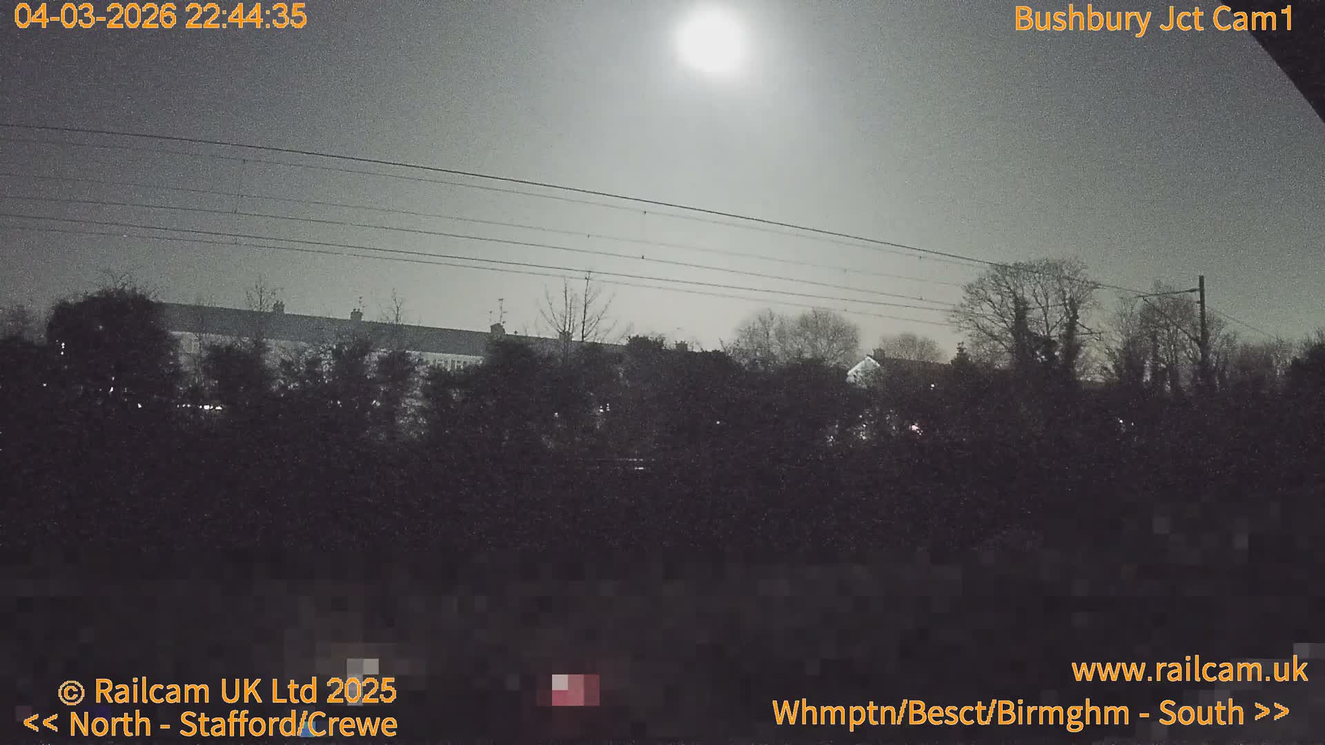 Bushbury Railway Junction Live Cam -  Wolverhampton, West Midlands, England, united Kingdom