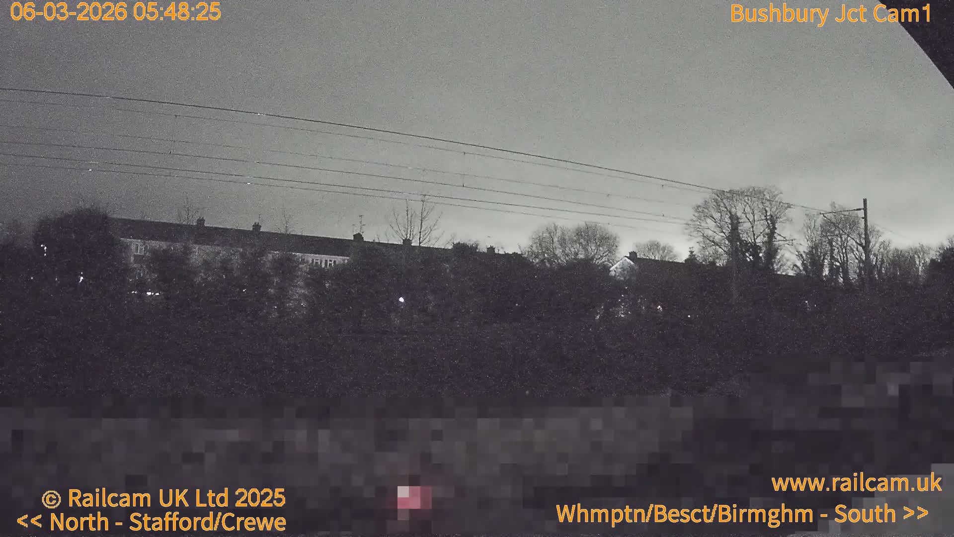 Bushbury Railway Junction Live Cam -  Wolverhampton, West Midlands, England, united Kingdom
