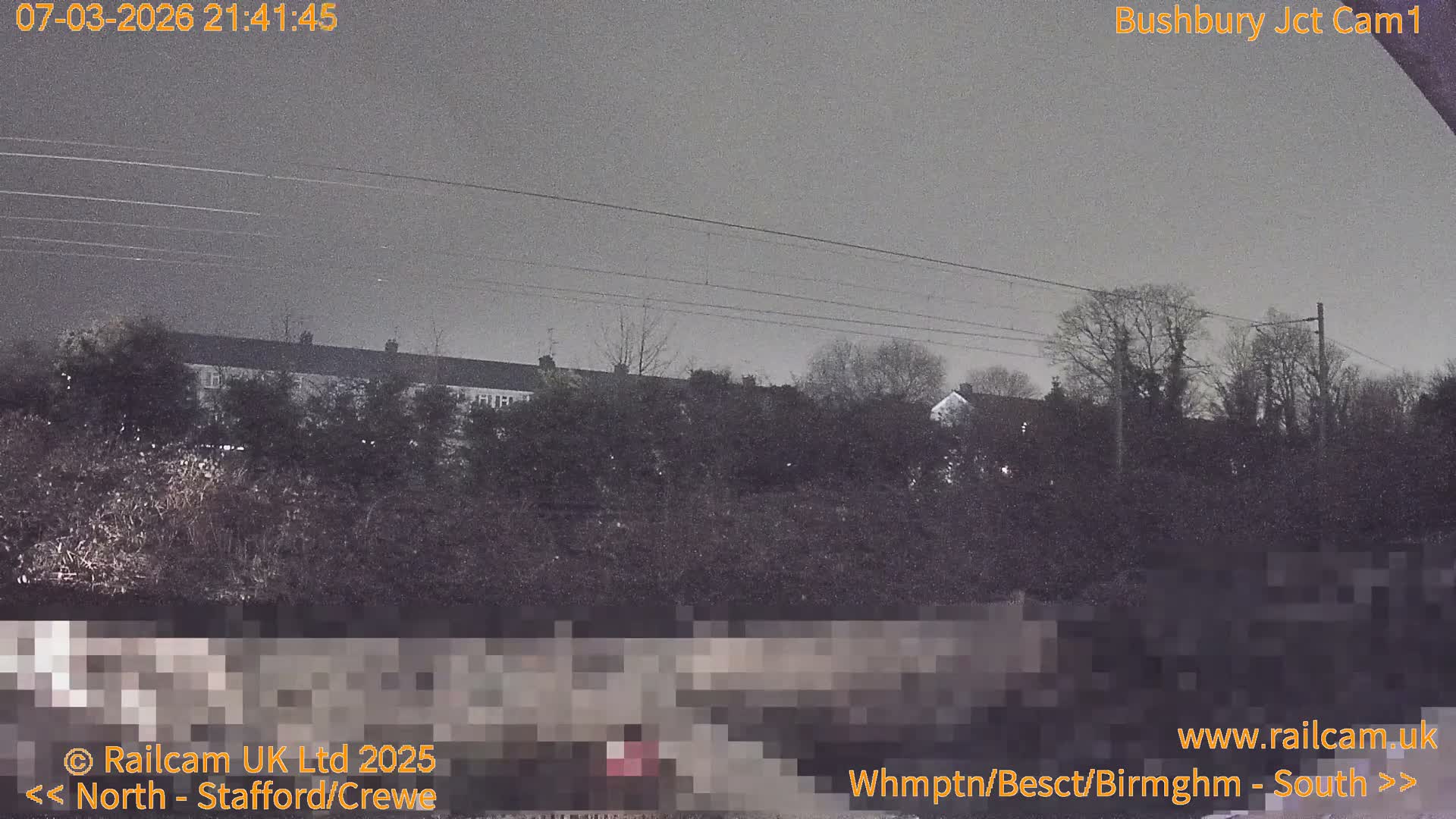 Bushbury Railway Junction Live Cam -  Wolverhampton, West Midlands, England, united Kingdom
