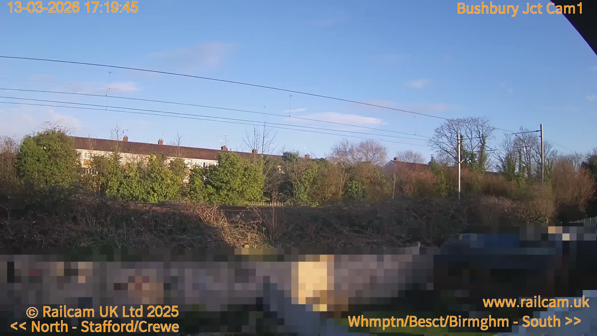 Bushbury Railway Junction Live Cam -  Wolverhampton, West Midlands, England, united Kingdom