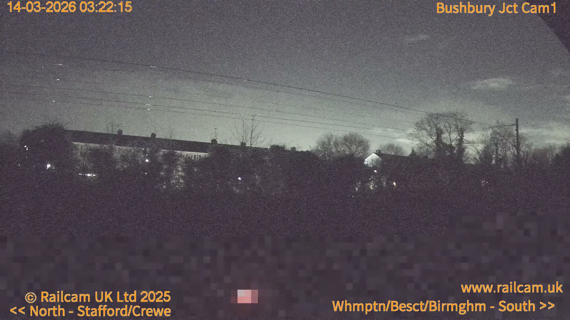 Bushbury Railway Junction Live Cam -  Wolverhampton, West Midlands, England, united Kingdom
