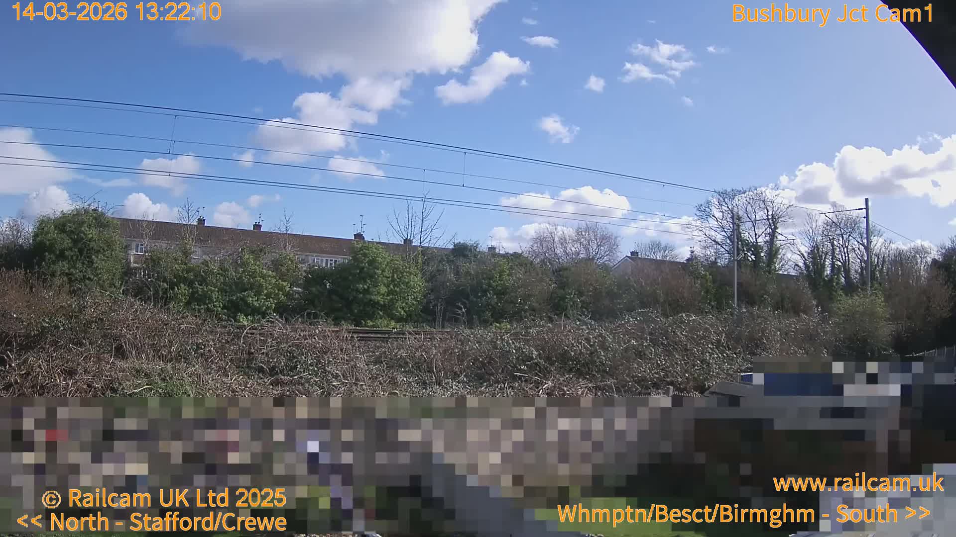 Bushbury Railway Junction Live Cam -  Wolverhampton, West Midlands, England, united Kingdom