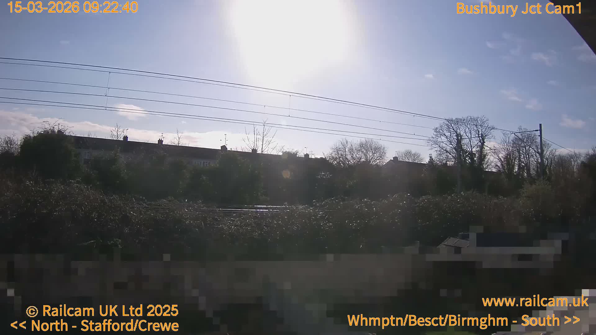 Bushbury Railway Junction Live Cam -  Wolverhampton, West Midlands, England, united Kingdom