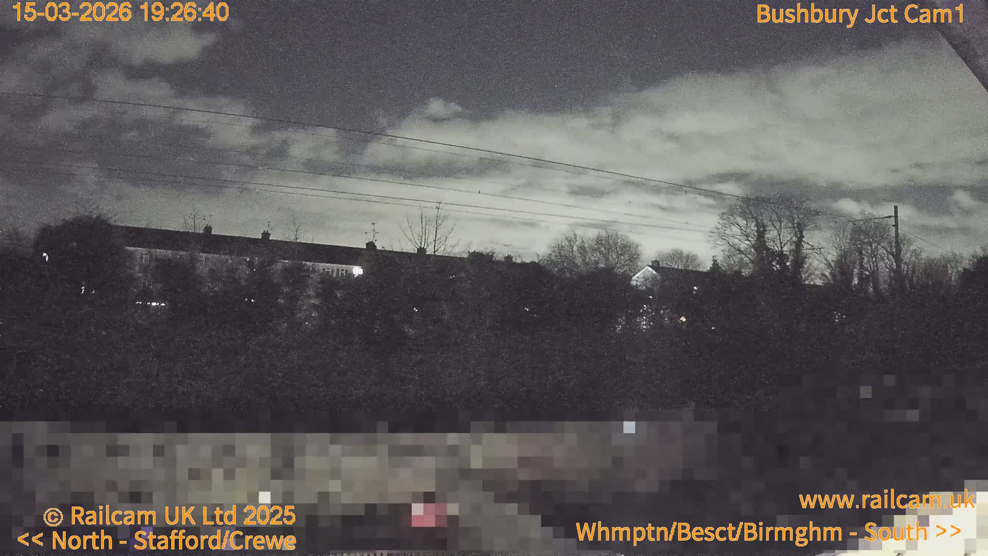 Bushbury Railway Junction Live Cam -  Wolverhampton, West Midlands, England, united Kingdom