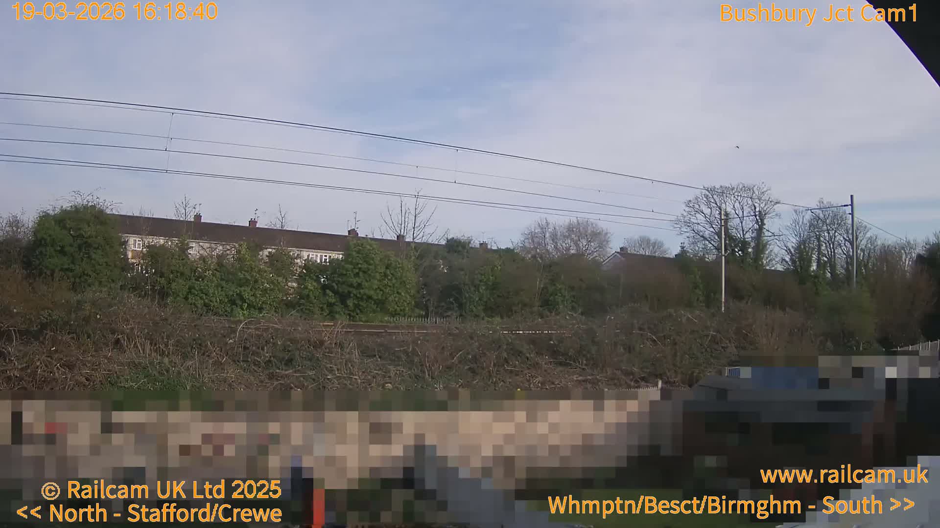 Bushbury Railway Junction Live Cam -  Wolverhampton, West Midlands, England, united Kingdom