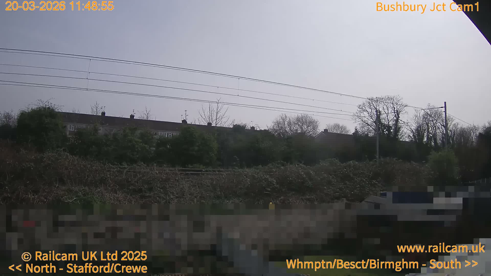 Bushbury Railway Junction Live Cam -  Wolverhampton, West Midlands, England, united Kingdom