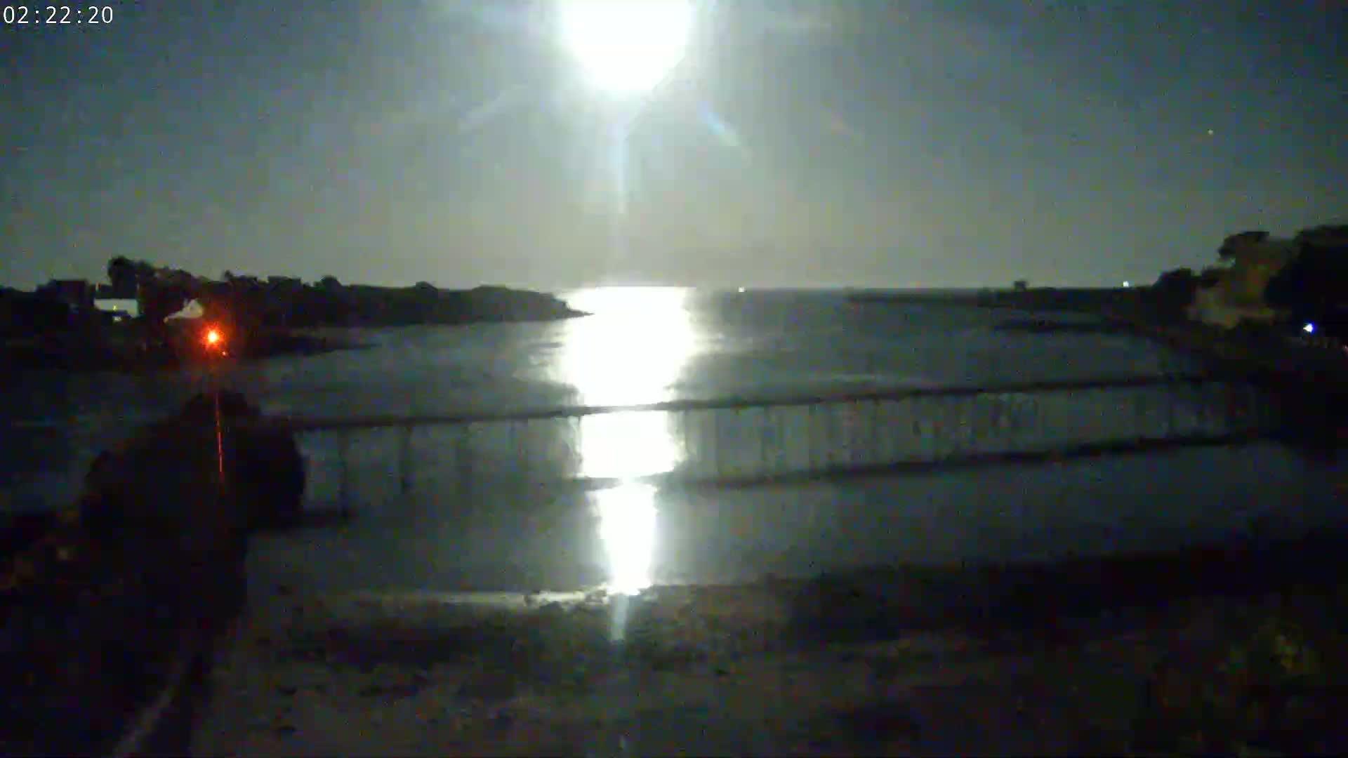 Audierne,  Passerelle des Capucins & Plage des Capucins Beach Live Cam - Quimper, Finistere, Bretagne, France