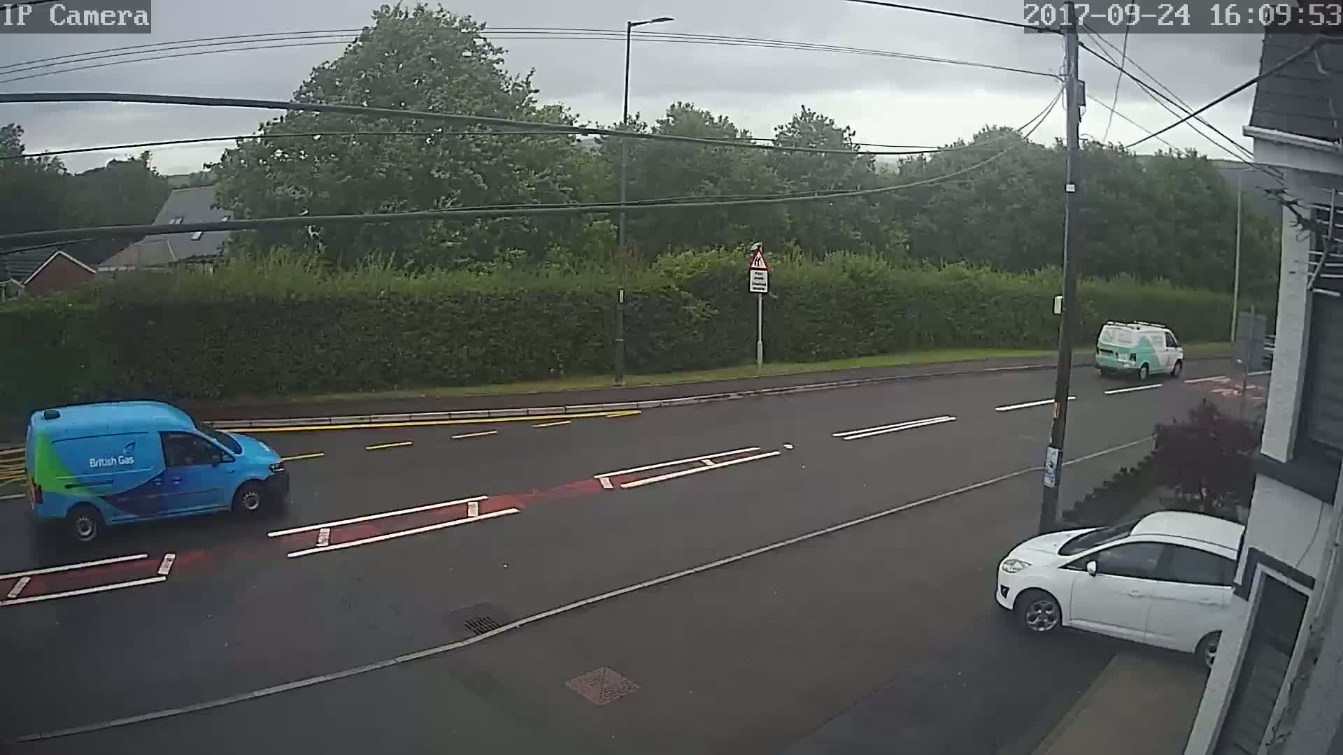 Ammanford Town , Penybanc Road East  Live Cam - Carmarthenshire, Dyfed, Wales, United Kingdom