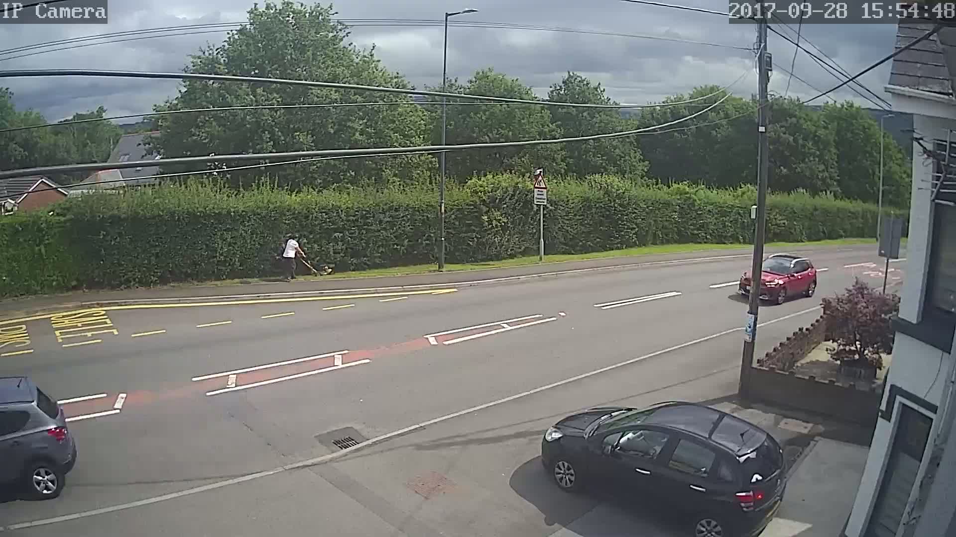 Ammanford Town , Penybanc Road East  Live Cam - Carmarthenshire, Dyfed, Wales, United Kingdom