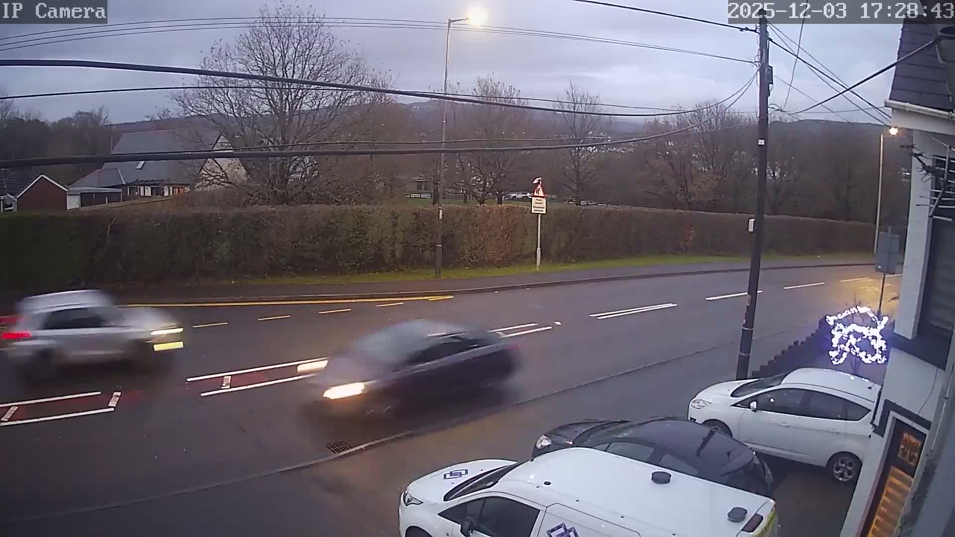 Ammanford Town , Penybanc Road East  Live Cam - Carmarthenshire, Dyfed, Wales, United Kingdom