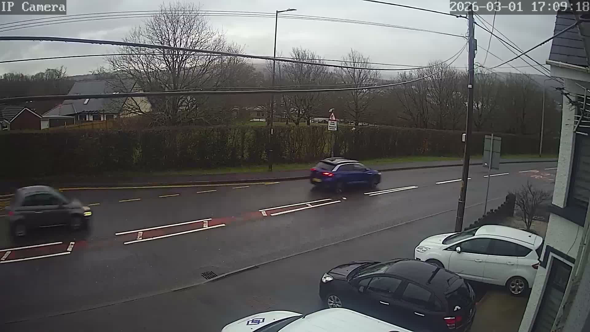 Ammanford Town , Penybanc Road East  Live Cam - Carmarthenshire, Dyfed, Wales, United Kingdom