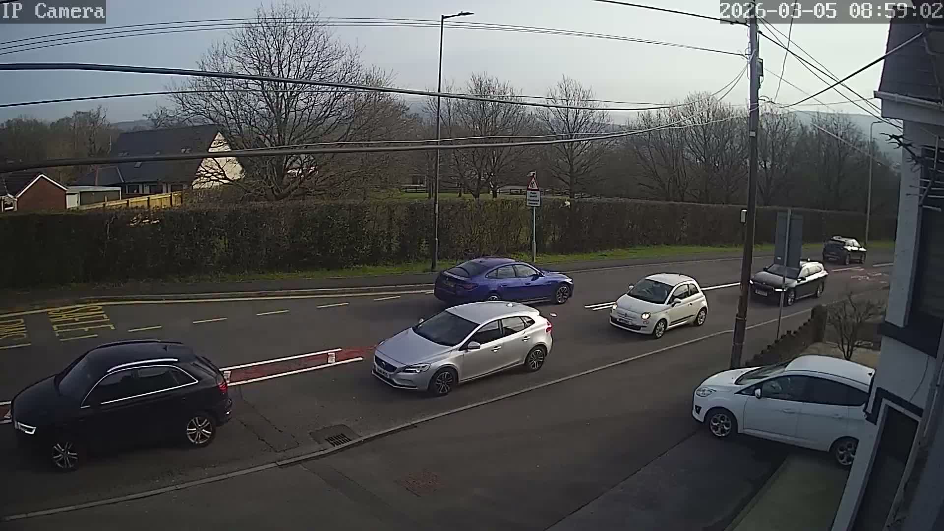 Ammanford Town , Penybanc Road East  Live Cam - Carmarthenshire, Dyfed, Wales, United Kingdom