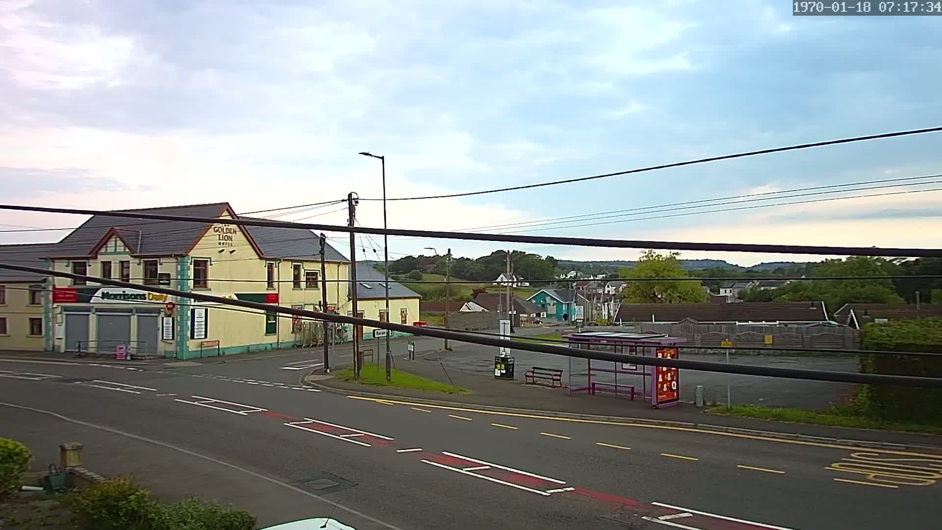 Ammanford Town , Penybanc Road West Live Cam - Carmarthenshire, Dyfed, Wales, United Kingdom