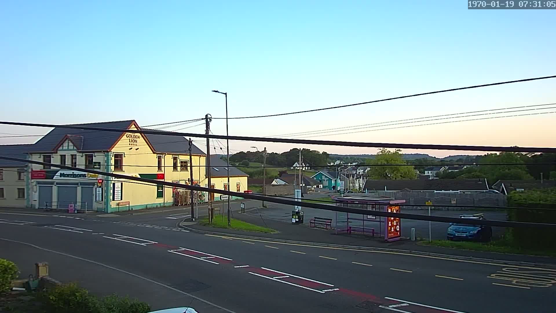 Ammanford Town , Penybanc Road West Live Cam - Carmarthenshire, Dyfed, Wales, United Kingdom