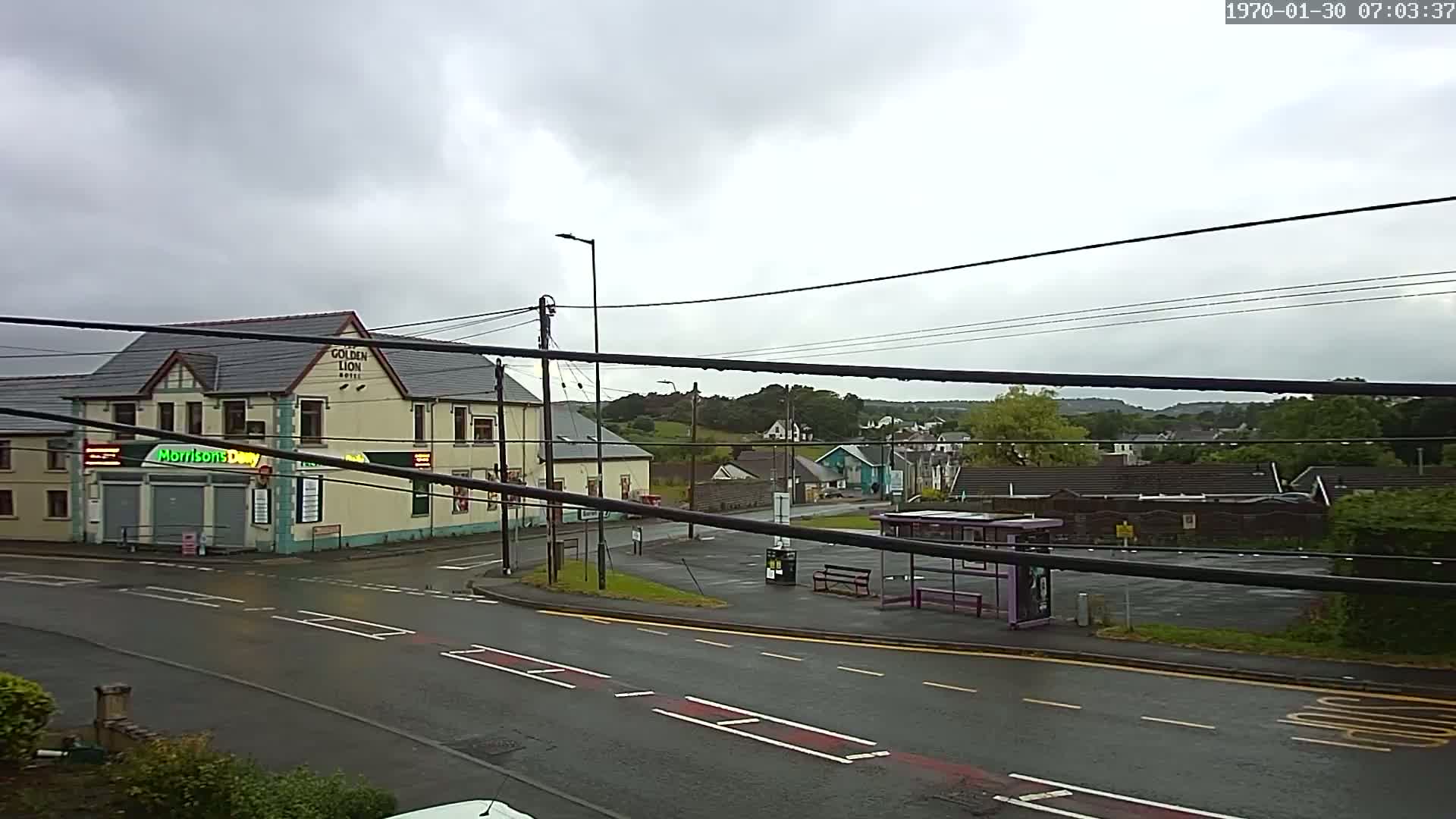 Ammanford Town , Penybanc Road West Live Cam - Carmarthenshire, Dyfed, Wales, United Kingdom