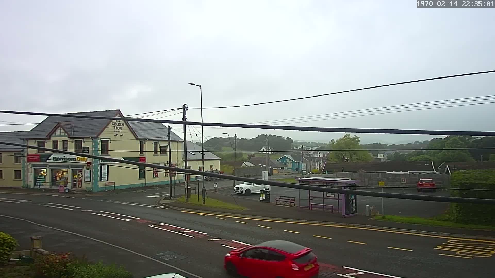 Ammanford Town , Penybanc Road West Live Cam - Carmarthenshire, Dyfed, Wales, United Kingdom
