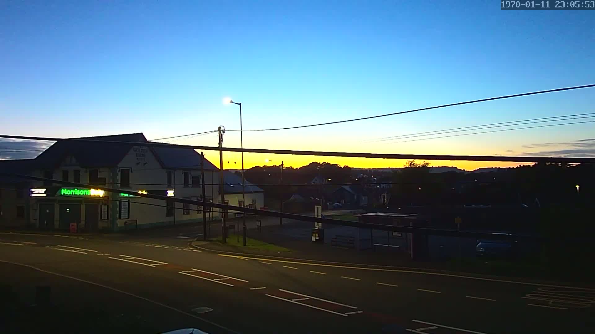 Ammanford Town , Penybanc Road West Live Cam - Carmarthenshire, Dyfed, Wales, United Kingdom
