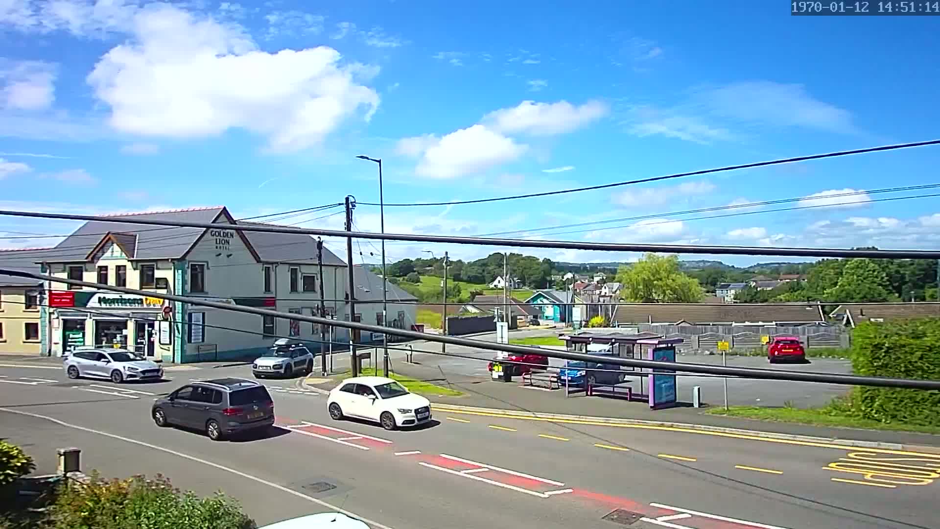 Ammanford Town , Penybanc Road West Live Cam - Carmarthenshire, Dyfed, Wales, United Kingdom