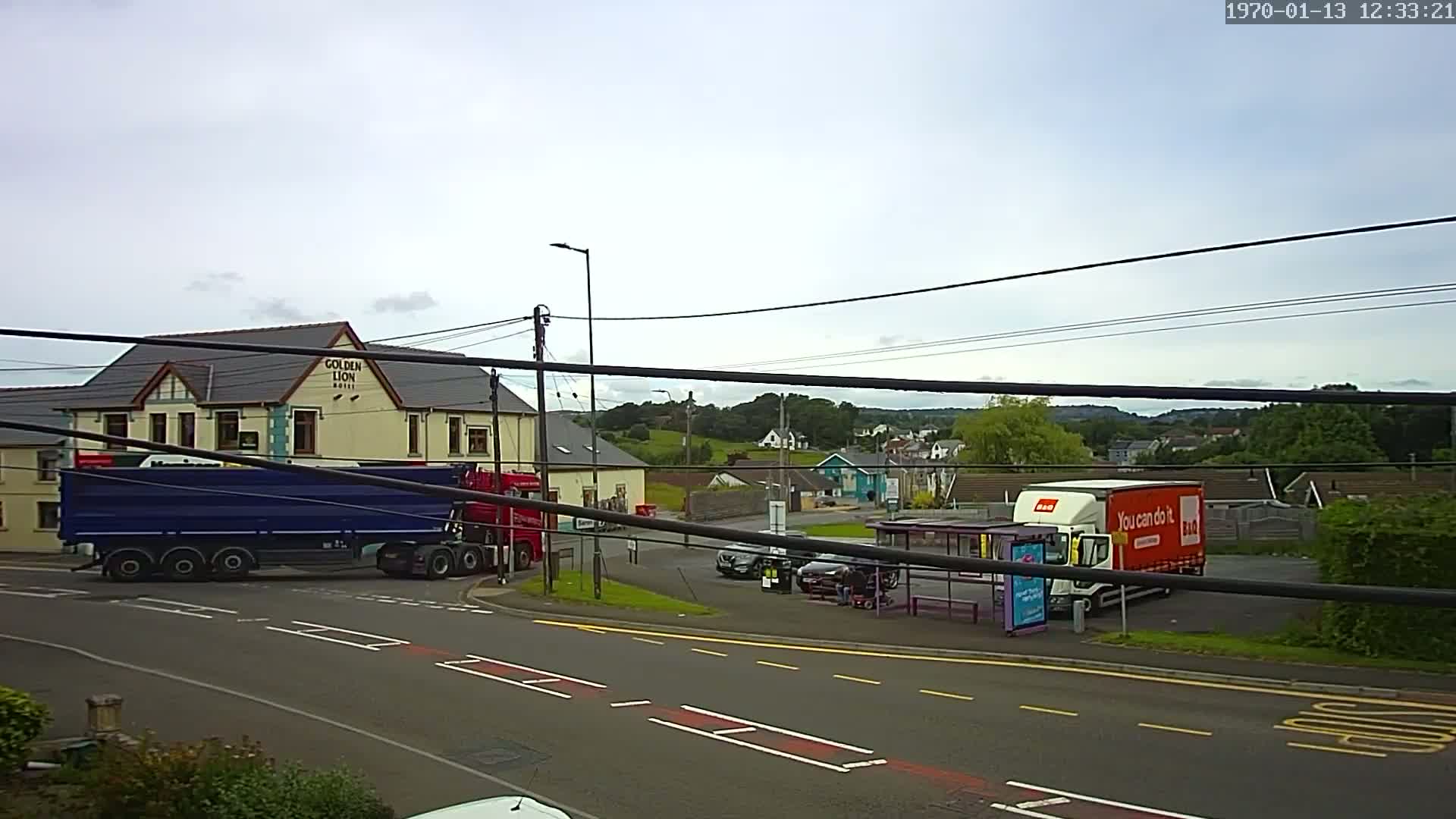 Ammanford Town , Penybanc Road West Live Cam - Carmarthenshire, Dyfed, Wales, United Kingdom