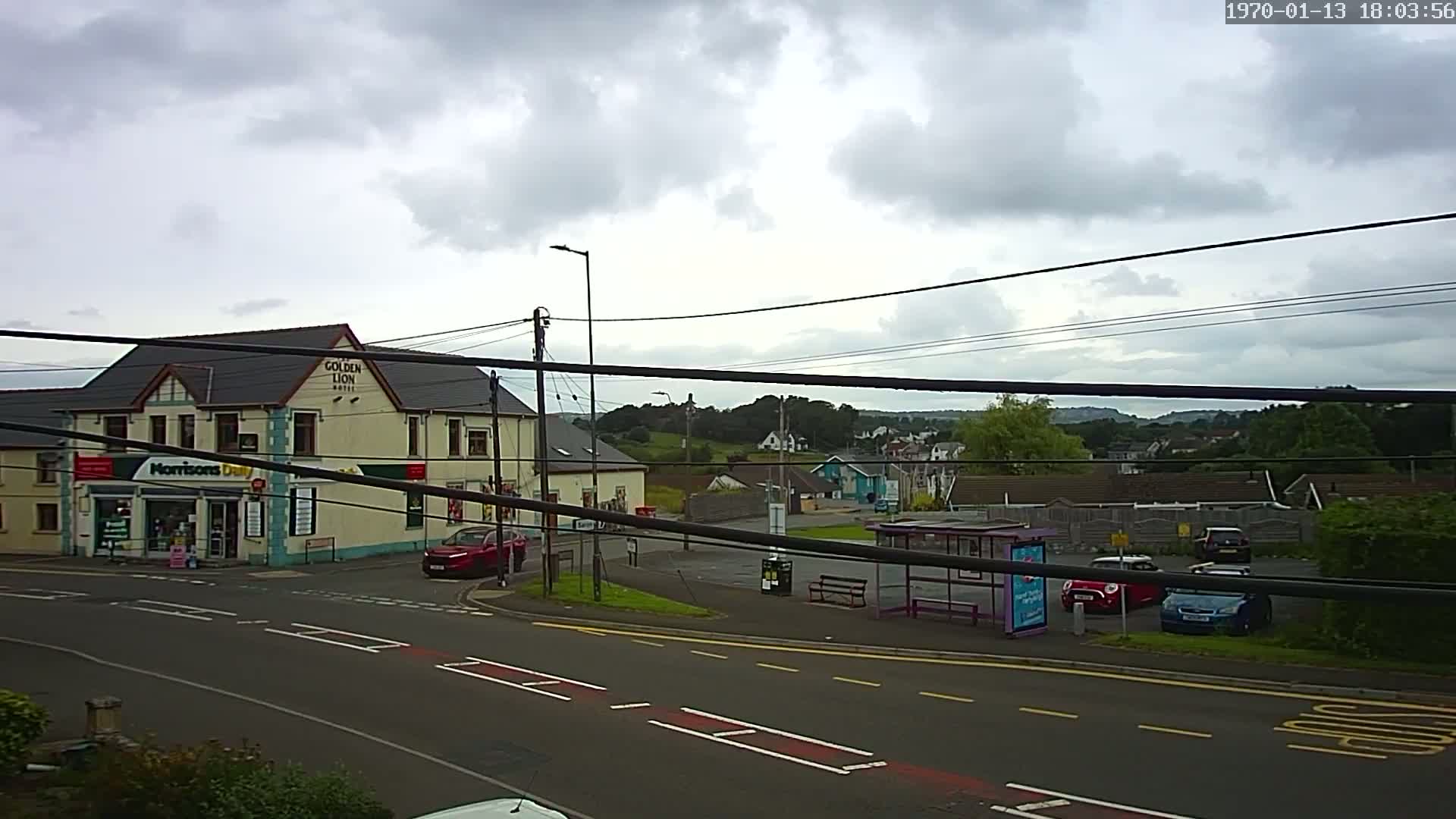 Ammanford Town , Penybanc Road West Live Cam - Carmarthenshire, Dyfed, Wales, United Kingdom