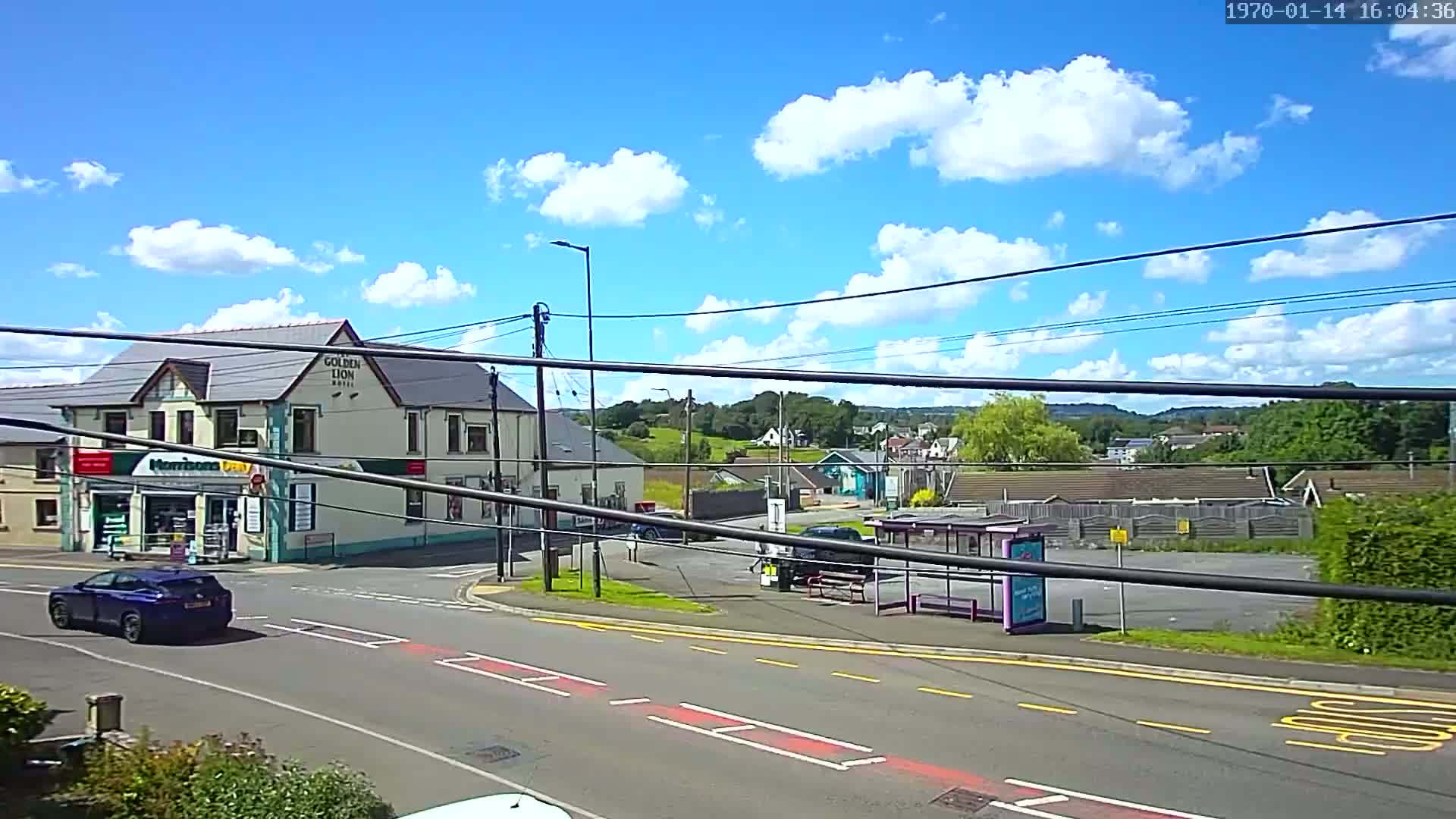 Ammanford Town , Penybanc Road West Live Cam - Carmarthenshire, Dyfed, Wales, United Kingdom