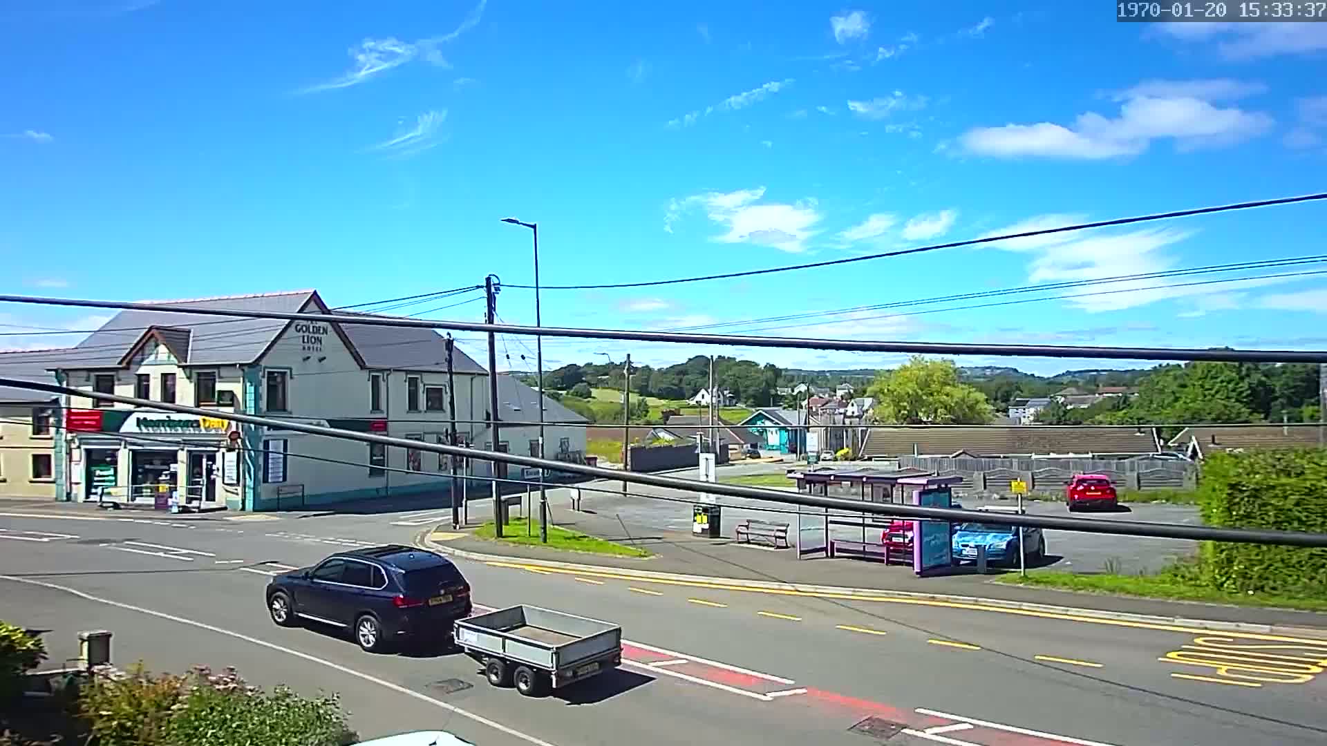 Ammanford Town , Penybanc Road West Live Cam - Carmarthenshire, Dyfed, Wales, United Kingdom