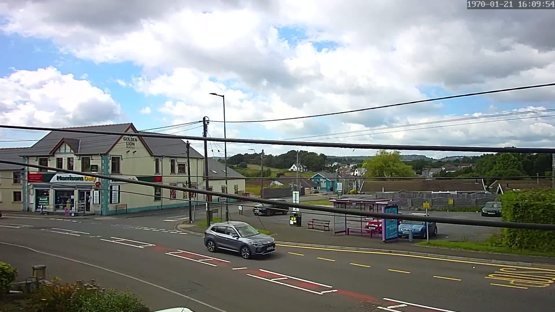 Ammanford Town , Penybanc Road West Live Cam - Carmarthenshire, Dyfed, Wales, United Kingdom