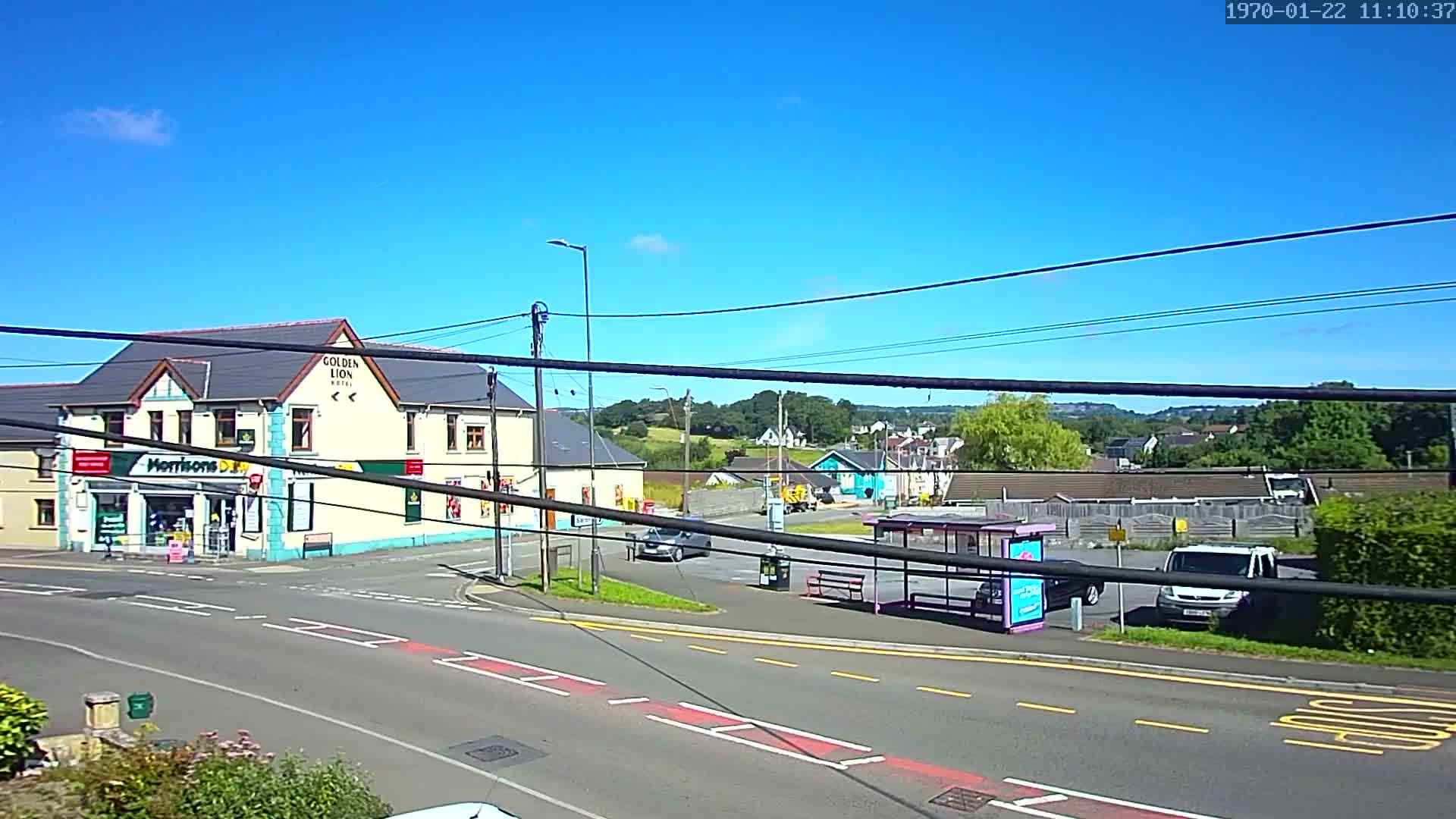 Ammanford Town , Penybanc Road West Live Cam - Carmarthenshire, Dyfed, Wales, United Kingdom