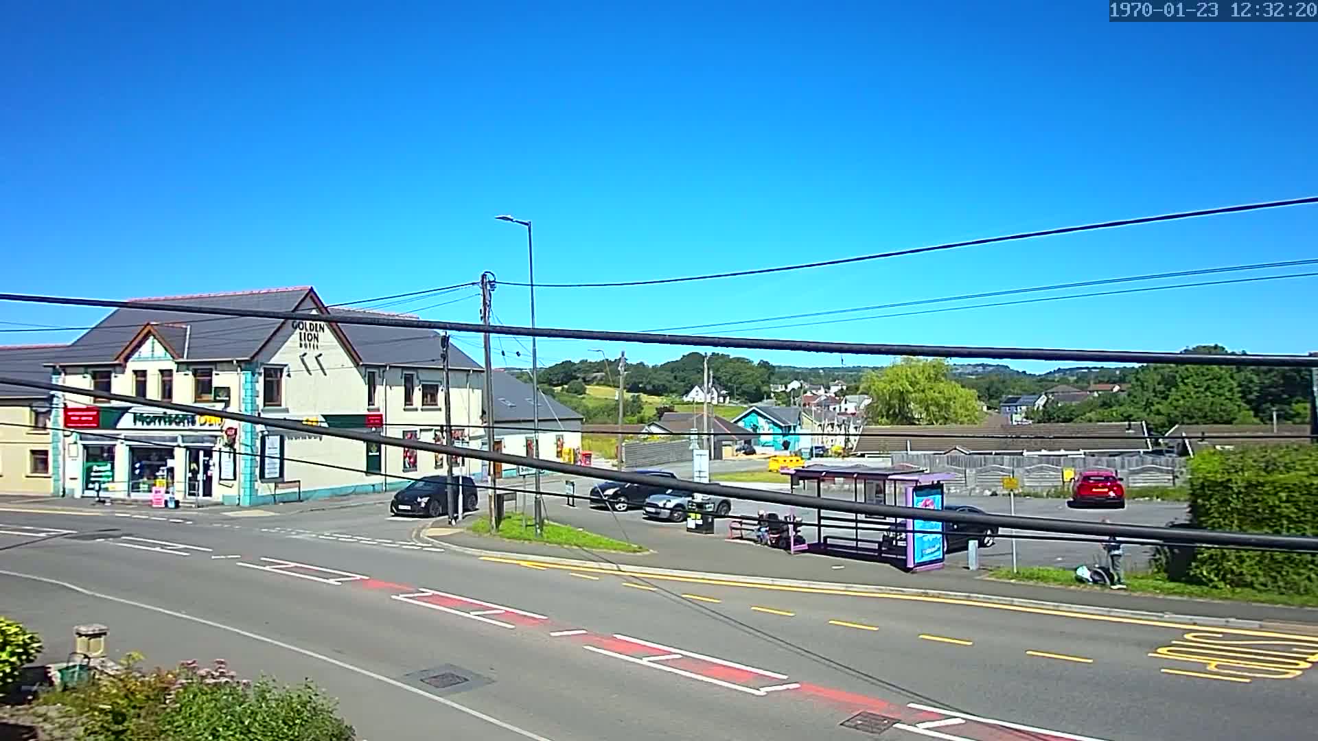 Ammanford Town , Penybanc Road West Live Cam - Carmarthenshire, Dyfed, Wales, United Kingdom