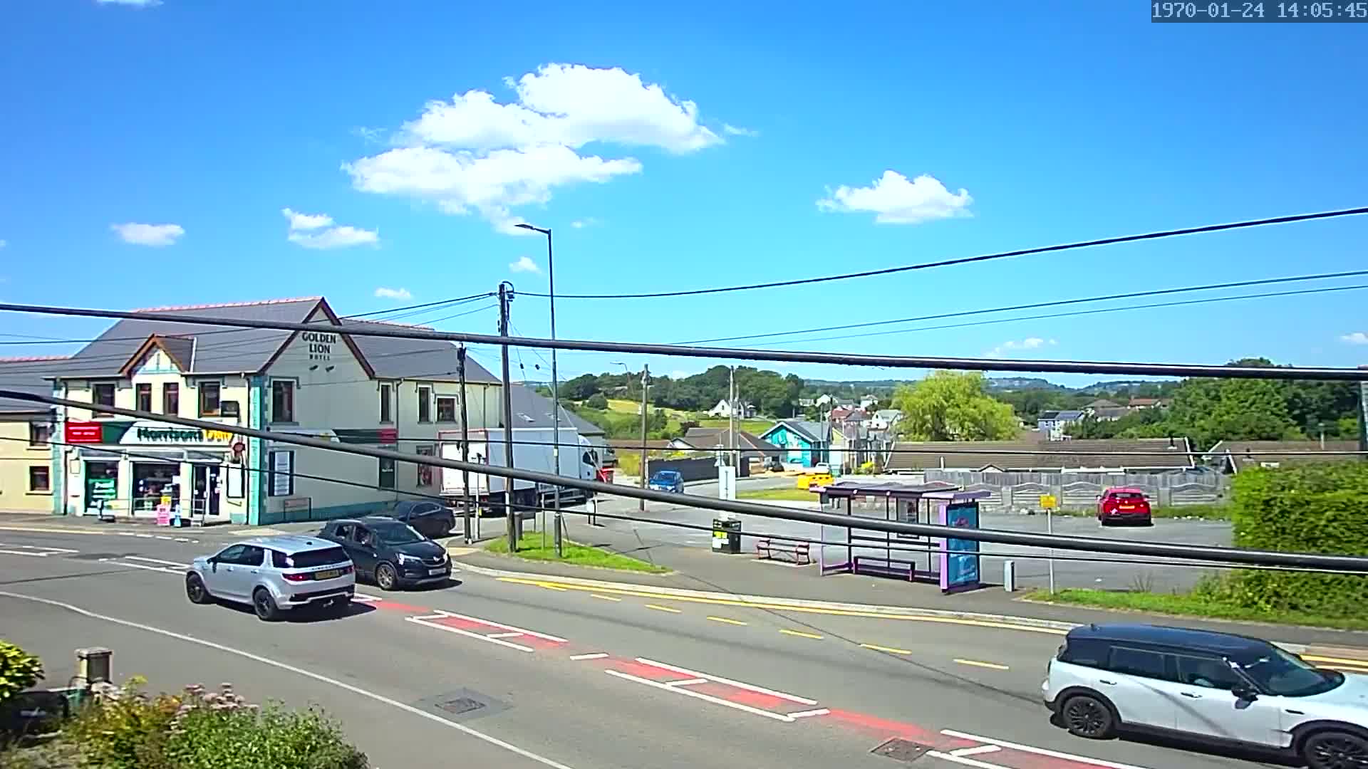 Ammanford Town , Penybanc Road West Live Cam - Carmarthenshire, Dyfed, Wales, United Kingdom