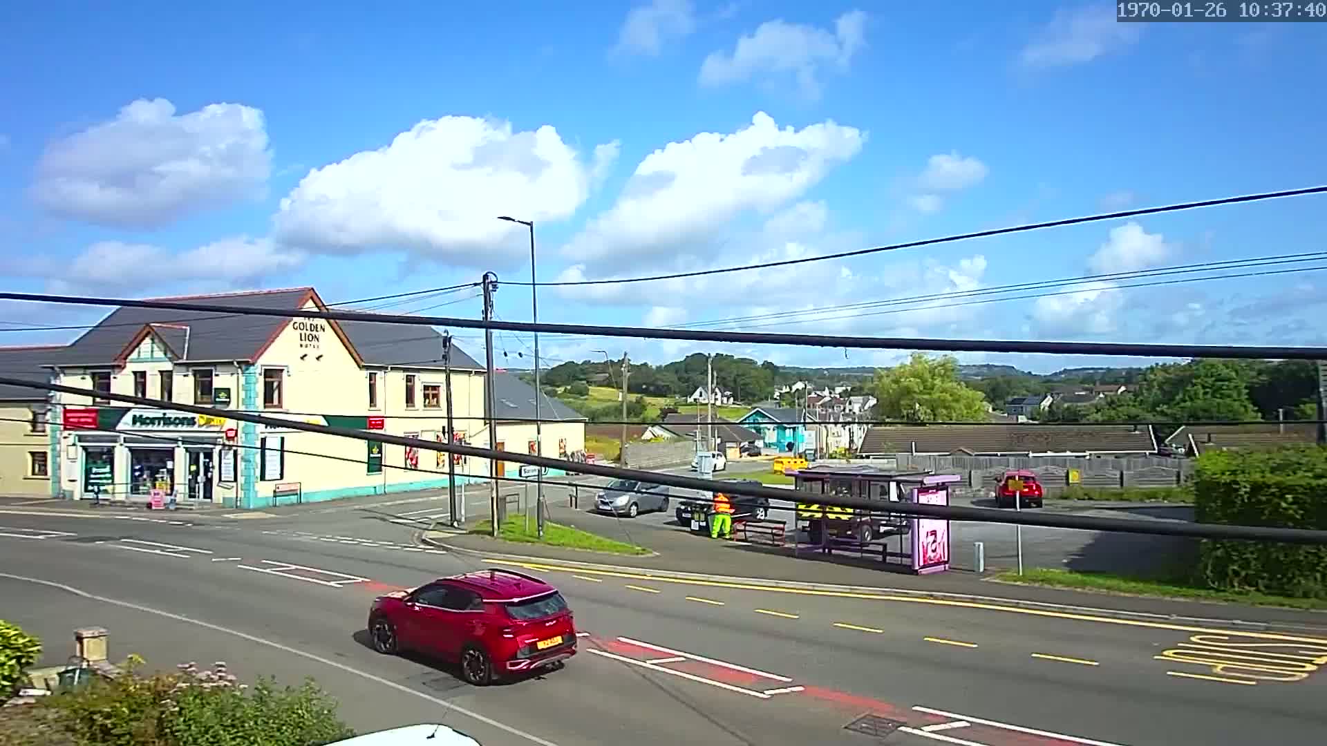 Ammanford Town , Penybanc Road West Live Cam - Carmarthenshire, Dyfed, Wales, United Kingdom