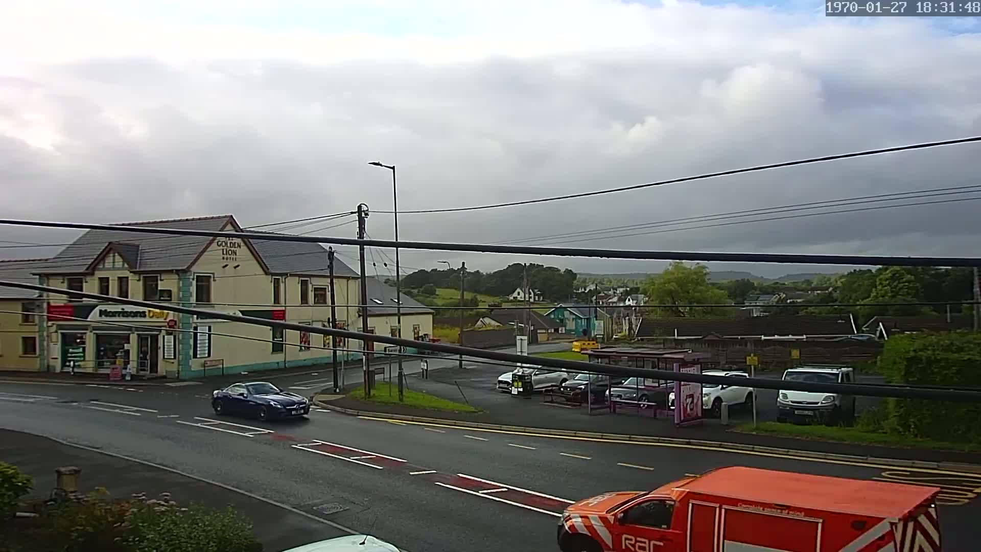 Ammanford Town , Penybanc Road West Live Cam - Carmarthenshire, Dyfed, Wales, United Kingdom