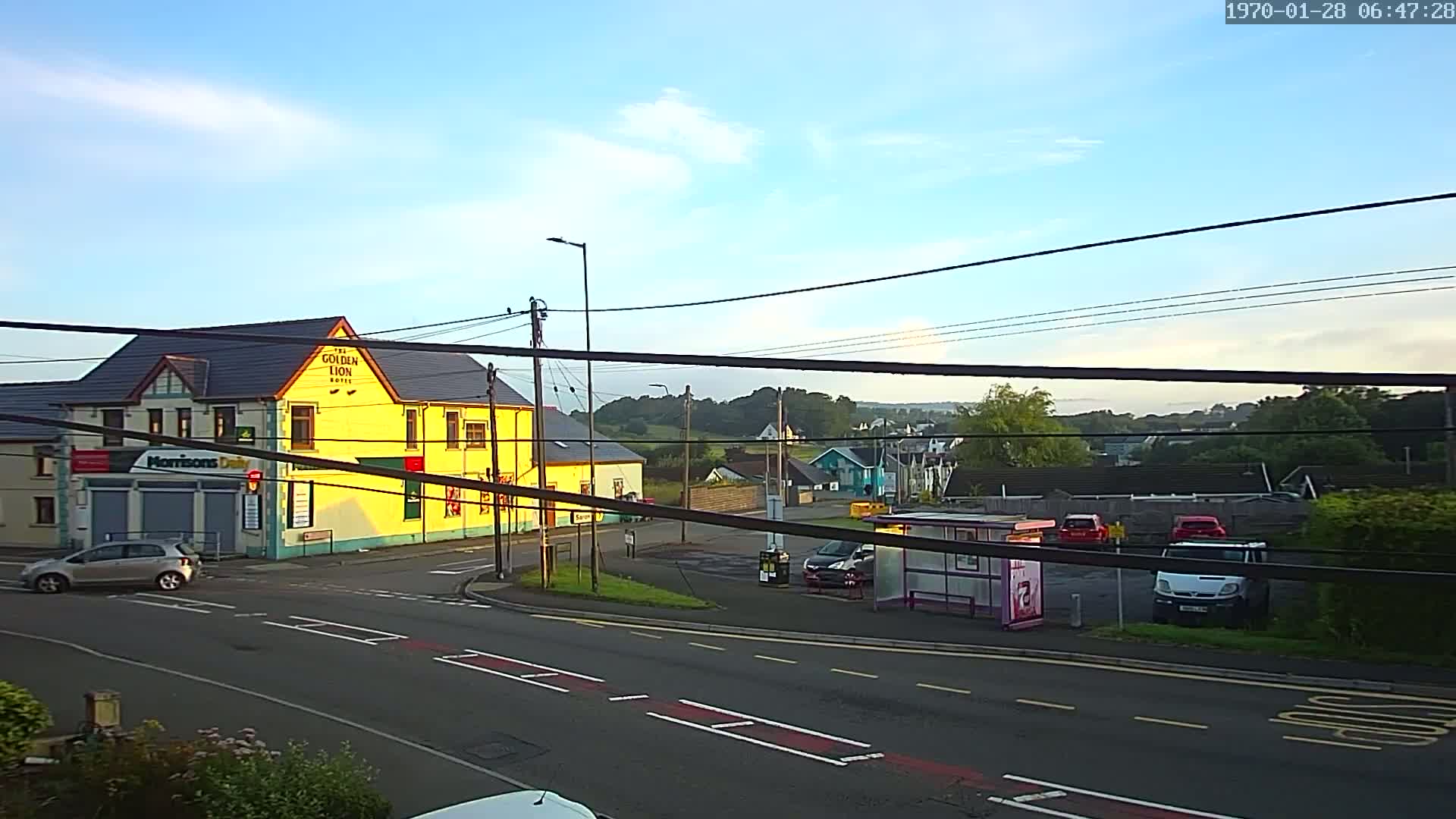Ammanford Town , Penybanc Road West Live Cam - Carmarthenshire, Dyfed, Wales, United Kingdom