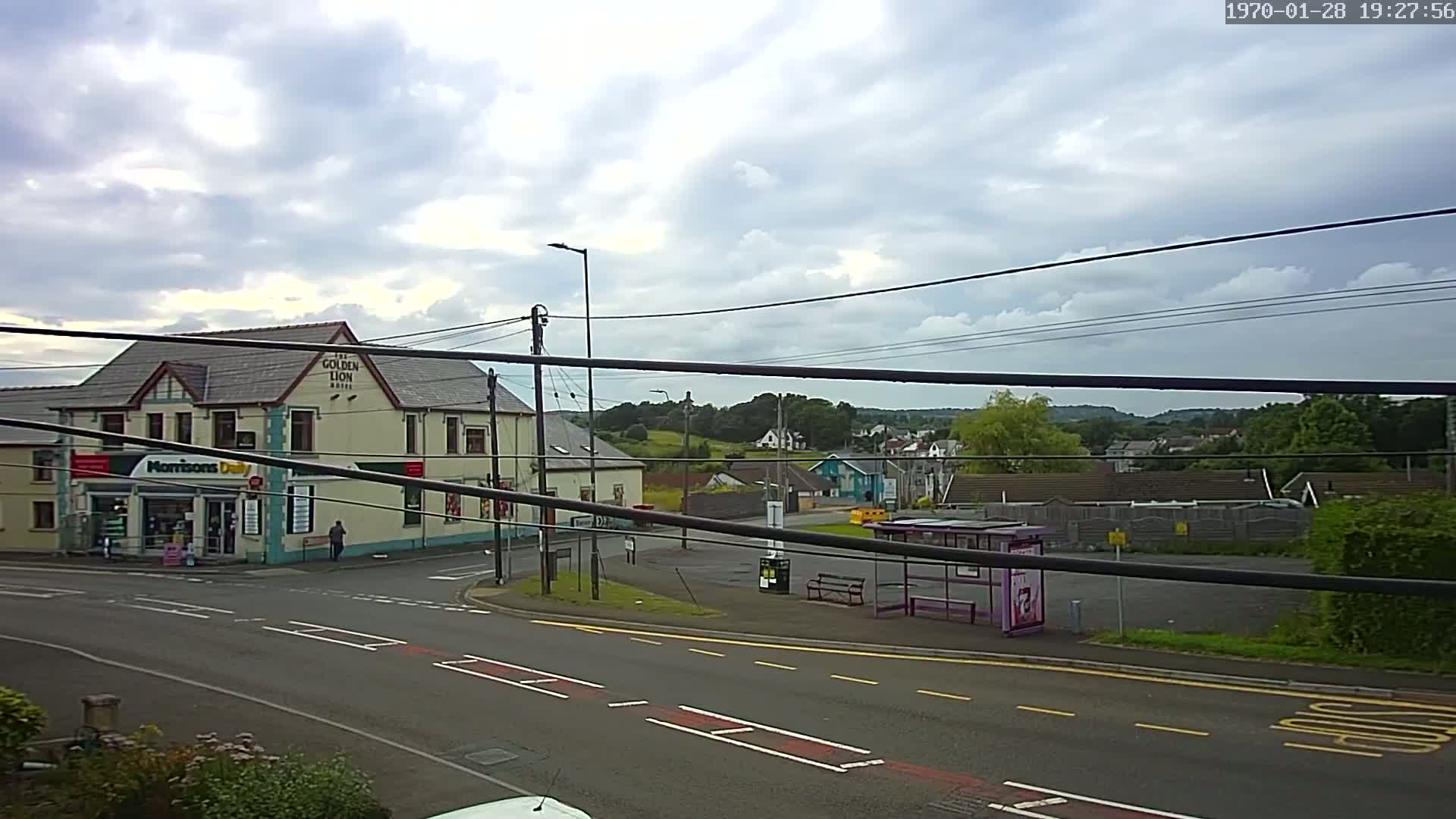Ammanford Town , Penybanc Road West Live Cam - Carmarthenshire, Dyfed, Wales, United Kingdom