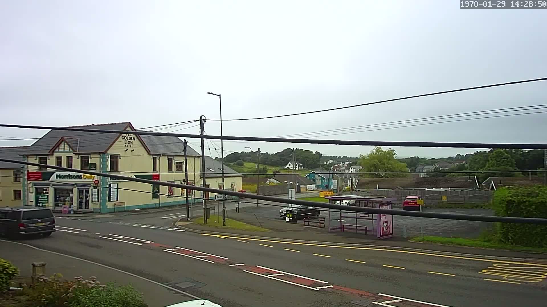 Ammanford Town , Penybanc Road West Live Cam - Carmarthenshire, Dyfed, Wales, United Kingdom