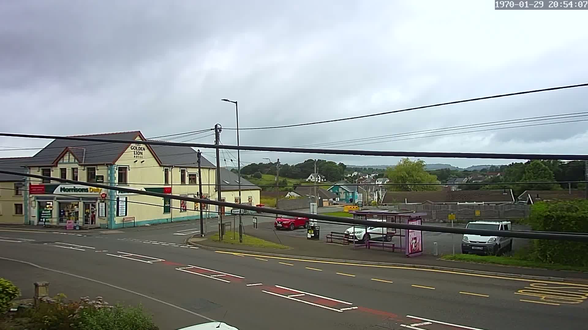 Ammanford Town , Penybanc Road West Live Cam - Carmarthenshire, Dyfed, Wales, United Kingdom